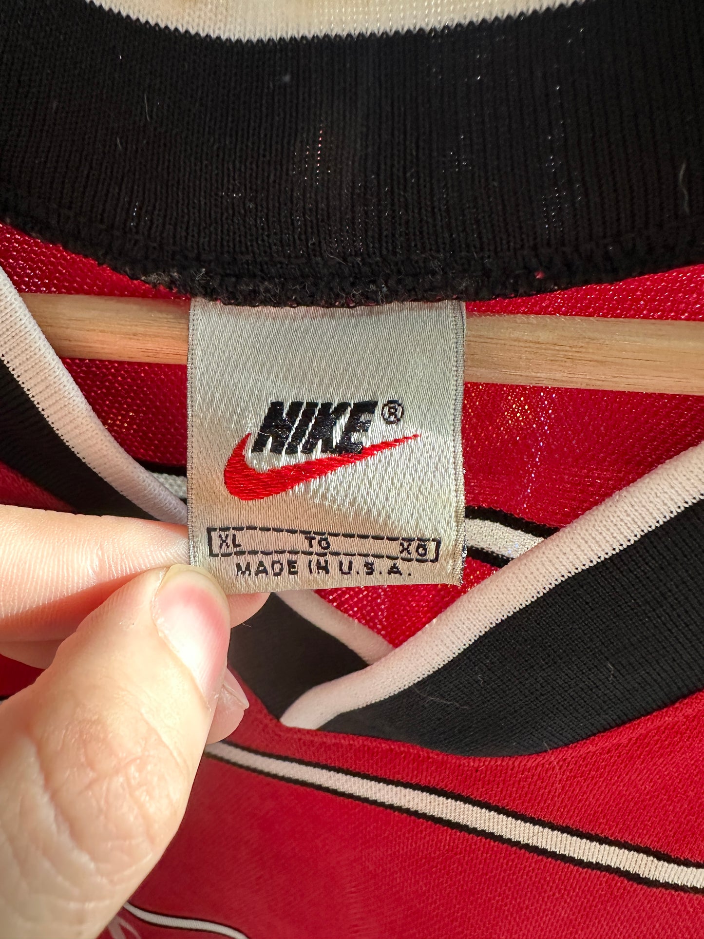 (Mens XL) 90s Nike Stanford University Soccer Jersey 007