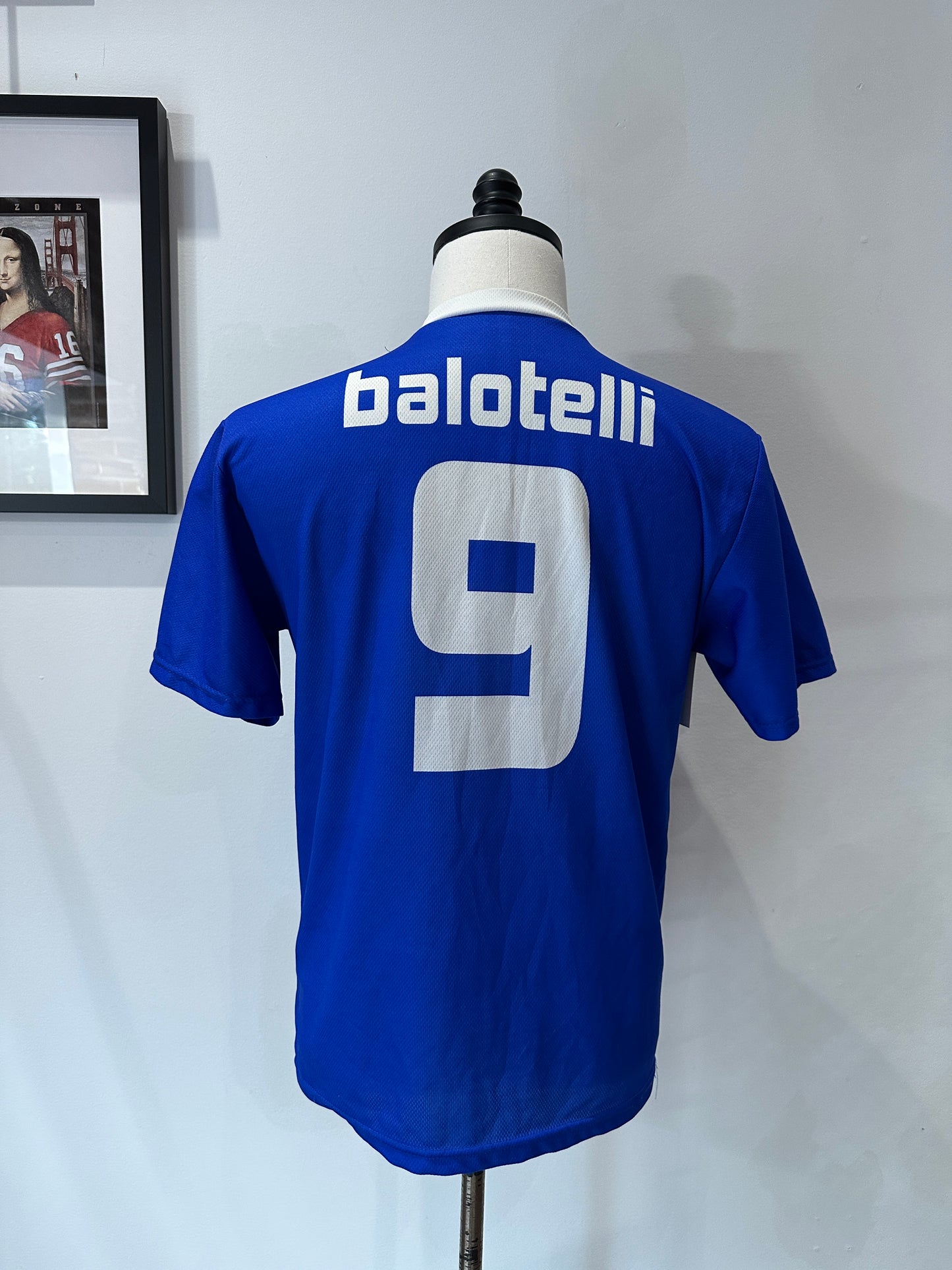 (Mens Small) Italy National Soccer Team 'Balotelli' Jersey 007