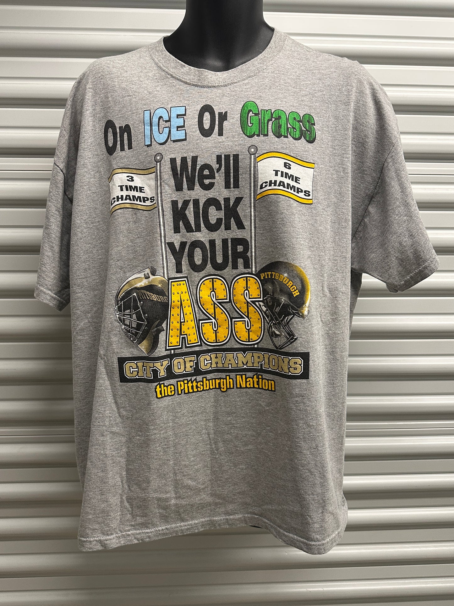 (Mens 2X) 90s Pittsburgh Nation Shirt
