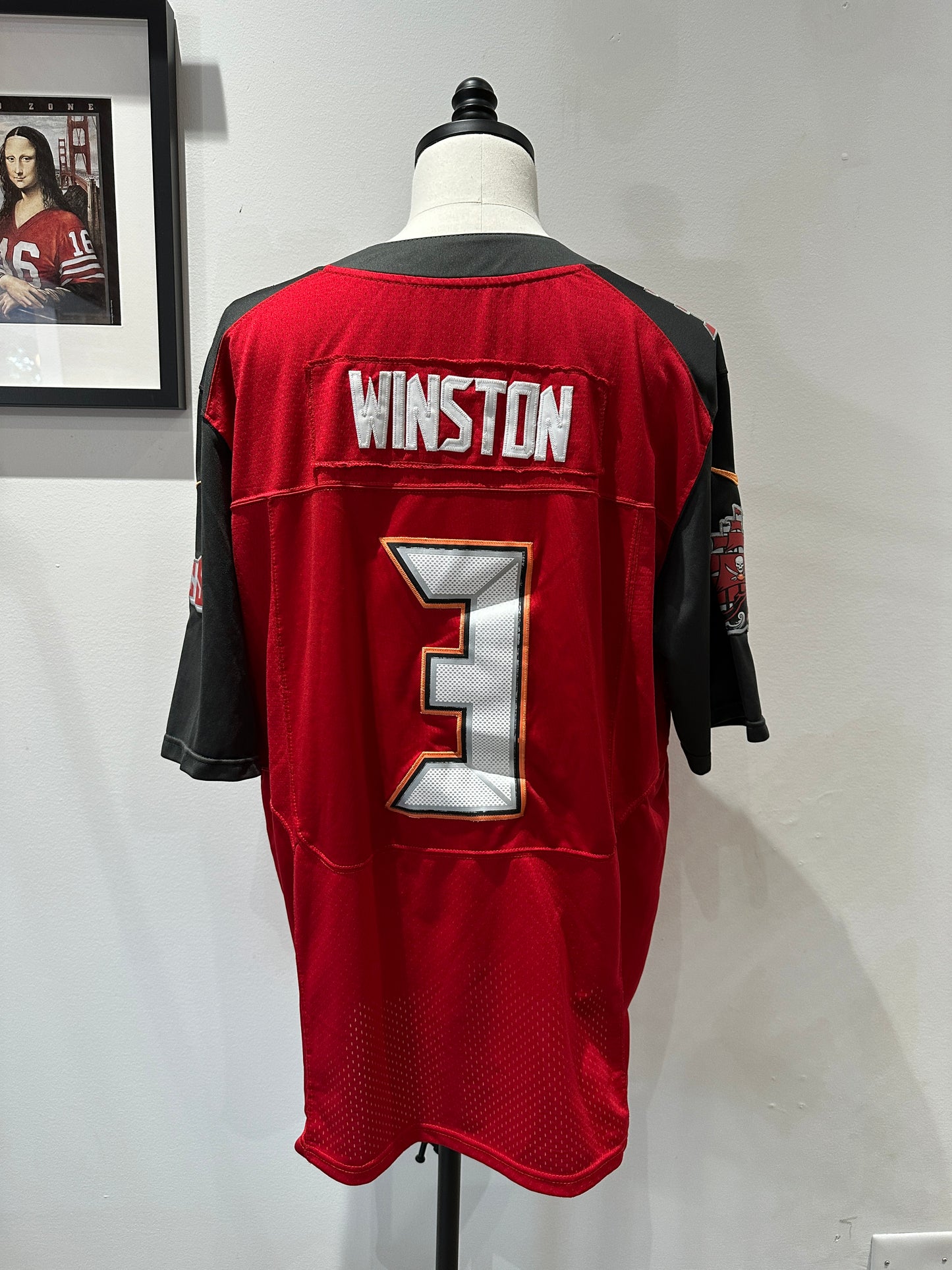 (Mens 2X) NFL Tampa Bay Buccaneers 'Jameis Winston' Jersey 007