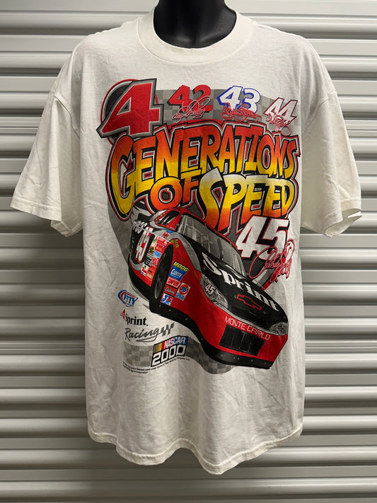 (Mens XL) Y2K Generation Of Speed Nascar Shirt