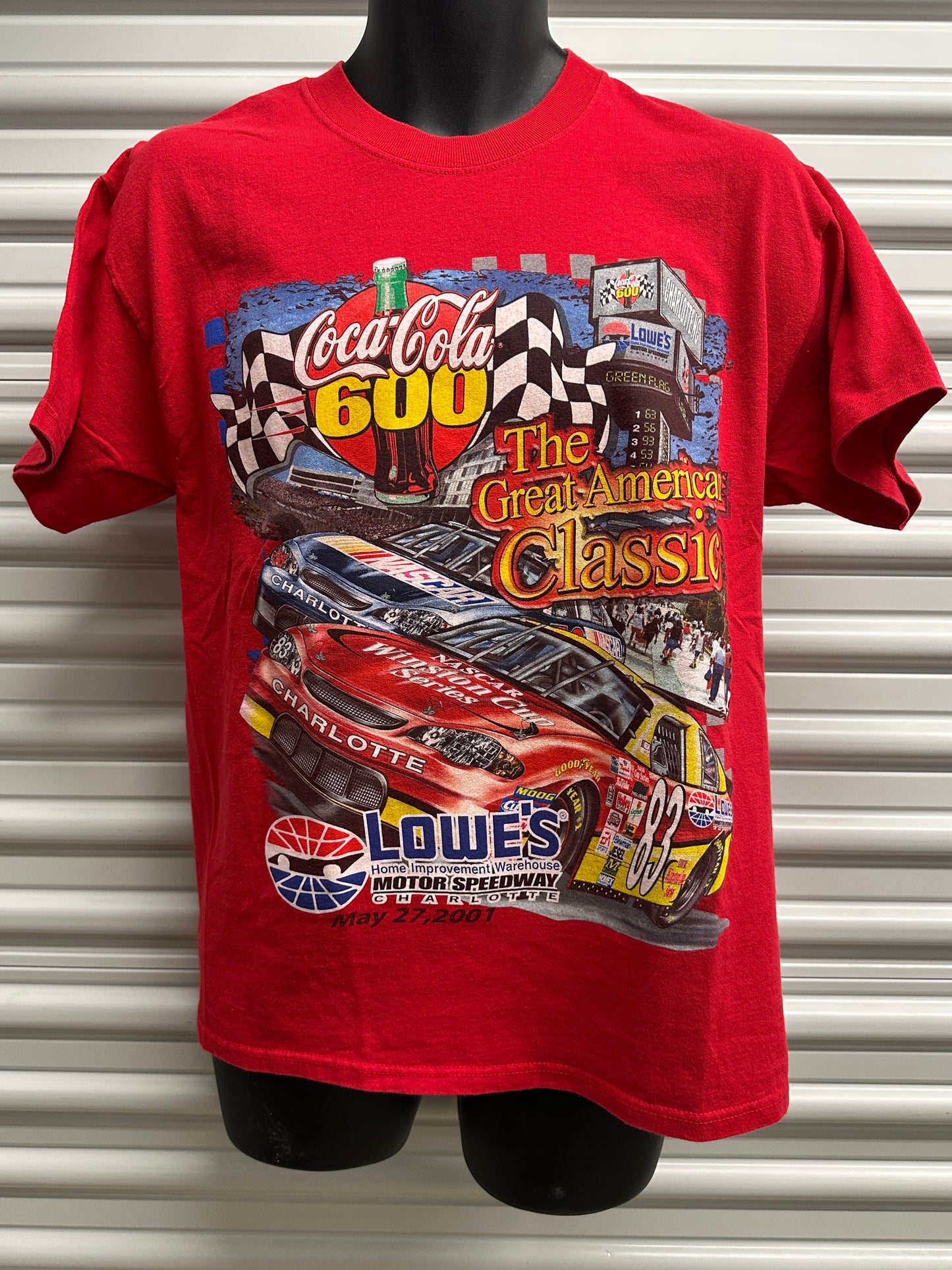 (Mens Medium) 2001 Coca cola Winston Cup Shirt