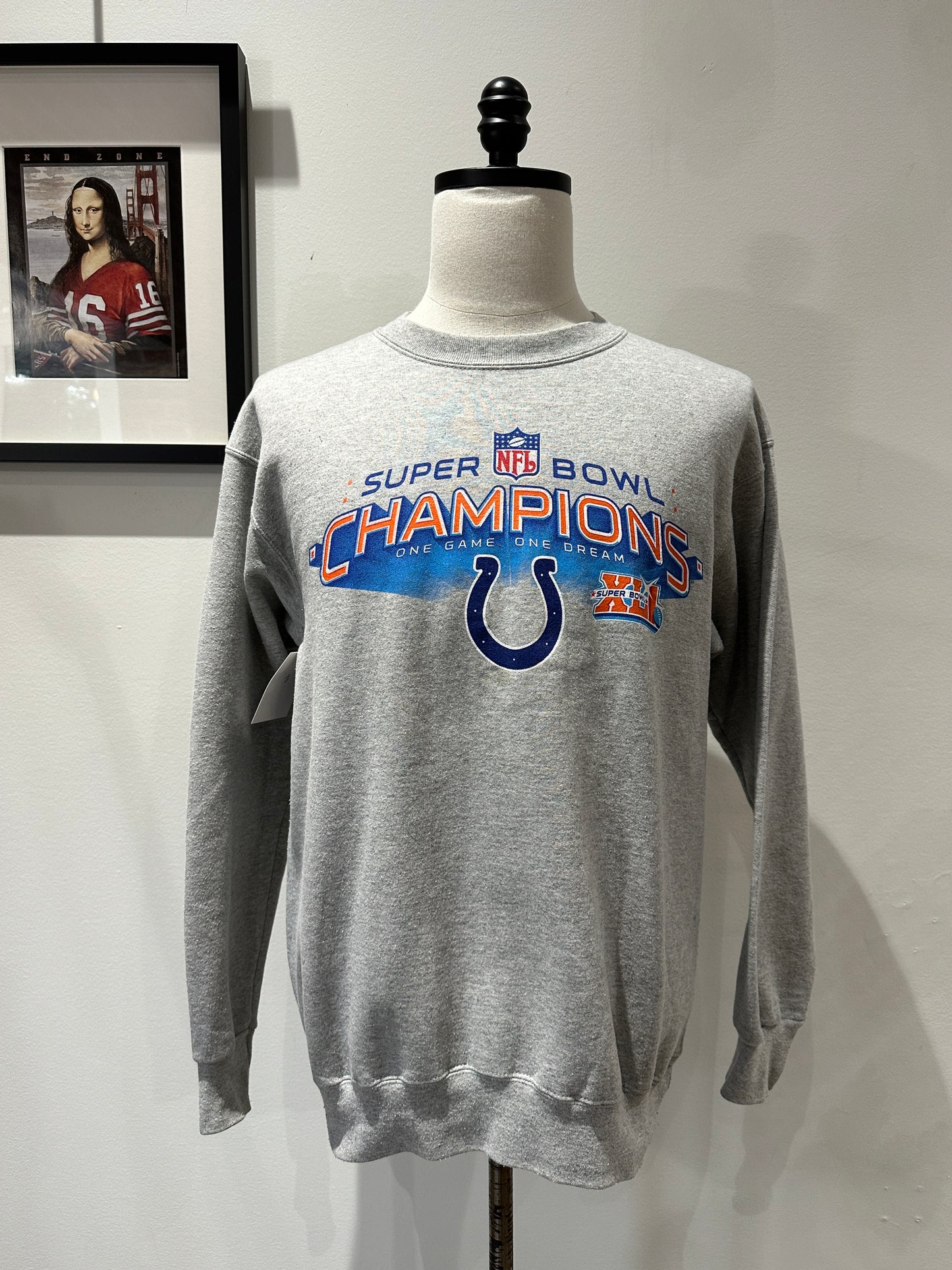 (Mens Medium) NFL Indiana Colts Super Bowl Champs Sweater 007
