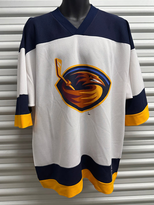 (Mens XL) 90s Atlanta Thrashers Hockey Jersey