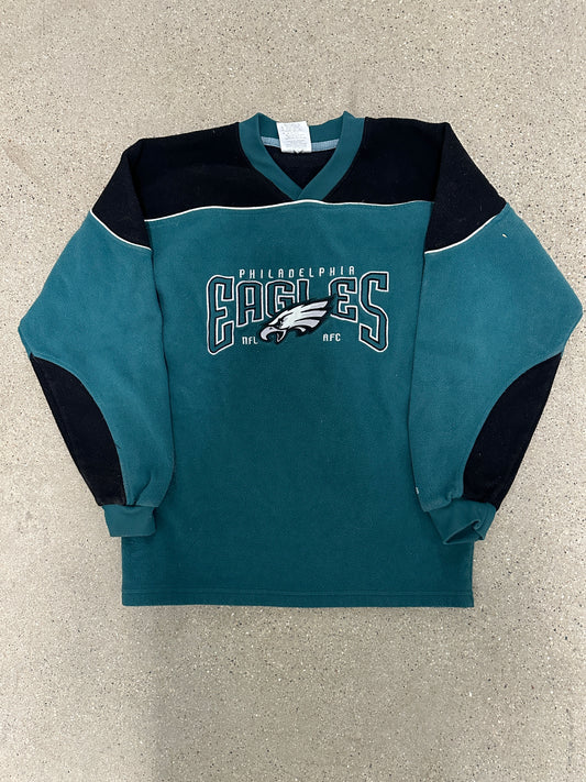 (Kids XL) 90s Philadelphia Eagles Fleece Sweatshirt