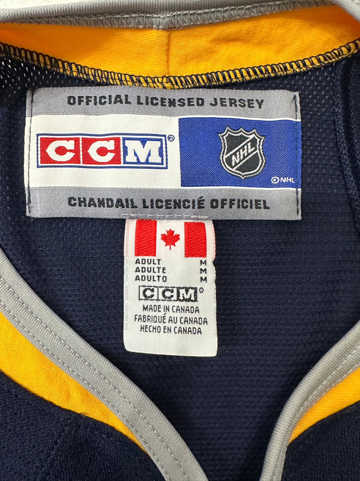 (Mens Medium) 90s CCM Buffalo Sabres NHL Jersey
