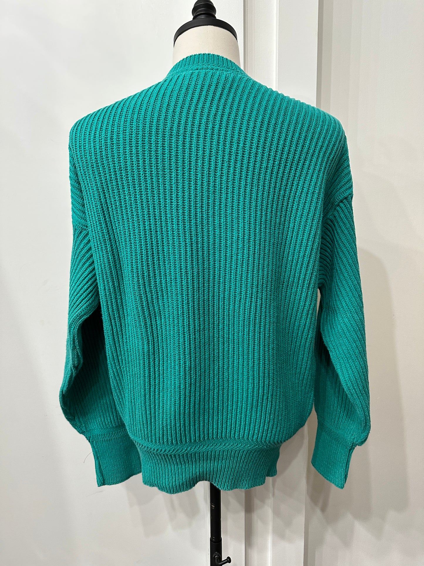 (Mens Large) Field Gear Turquoise Knitted Sweater
