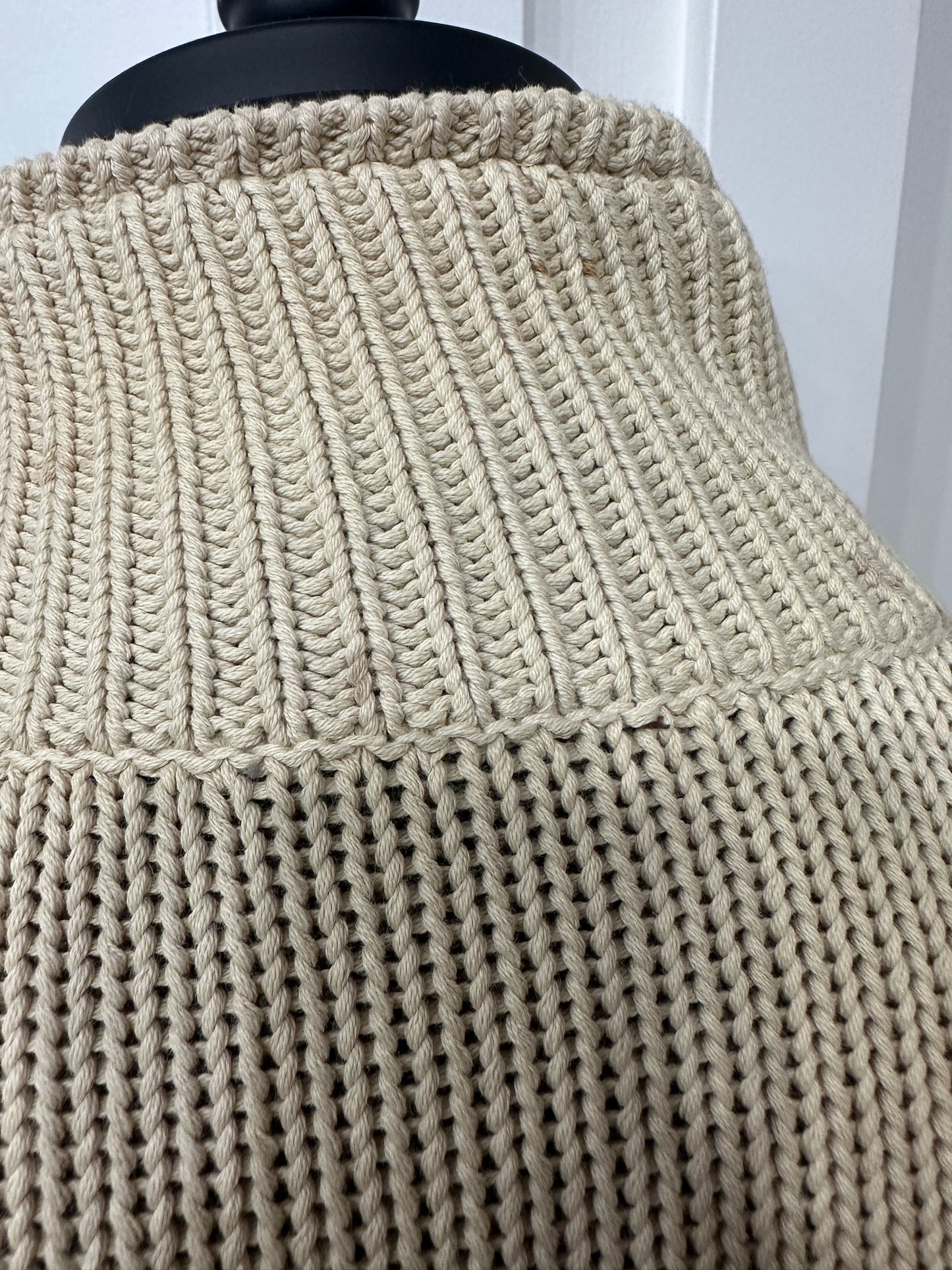 (Mens Medium) St. John Bays Beige Knit Sweater