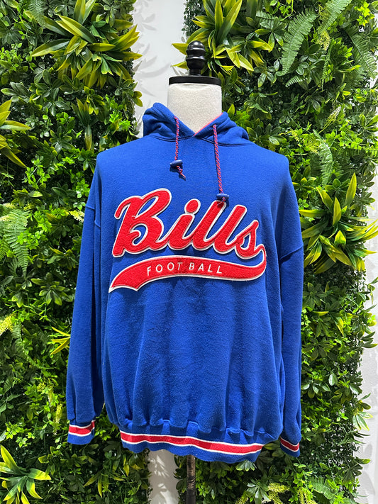 (Mens XL) 90s Starter Buffalo Bills Pull-Over Sweatshirt 007