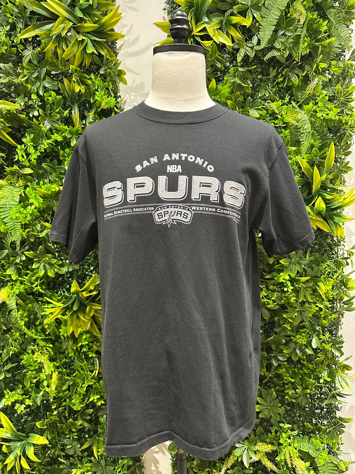 (Mens Large) NBA San Antonio Spurs Spell-Out Shirt 007