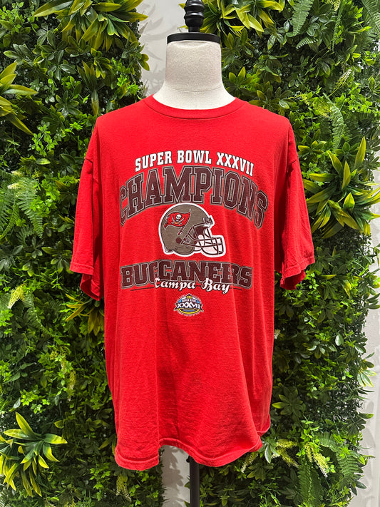 (Mens 2X) 2003 Tampa Bay Buccaneers Superbowl Champs Shirt 007