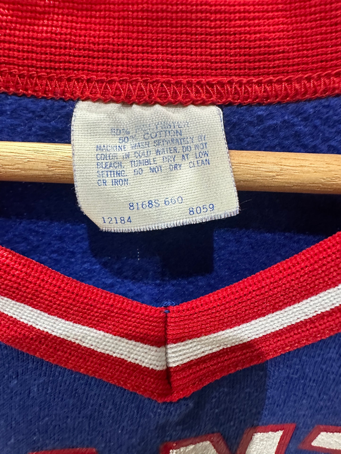 (Mens Large) 80s New York Giants 'Phil Simms' Jersey Shirt 007