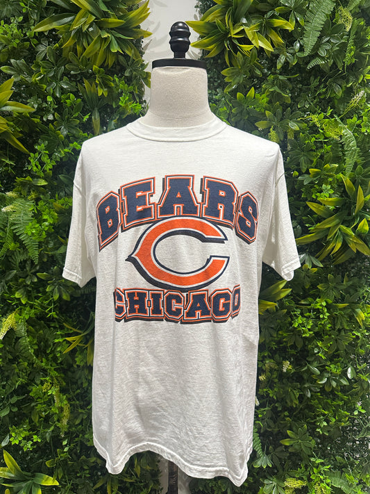 (Mens Large) 90s Chicago Bears Spell-Out Shirt 007