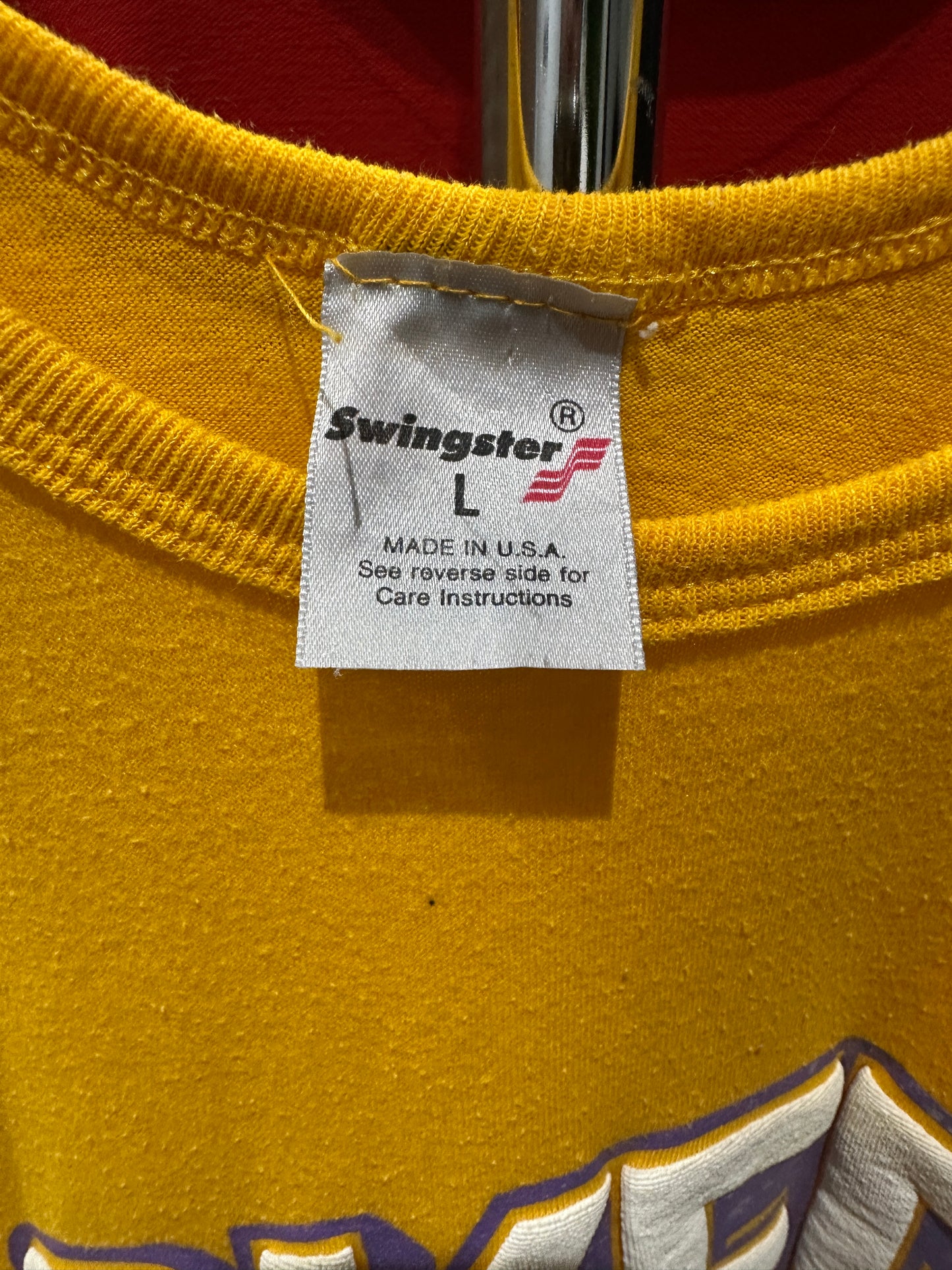 (Mens Large) 90s L.A Lakers Spell-Out Tank-Top 007