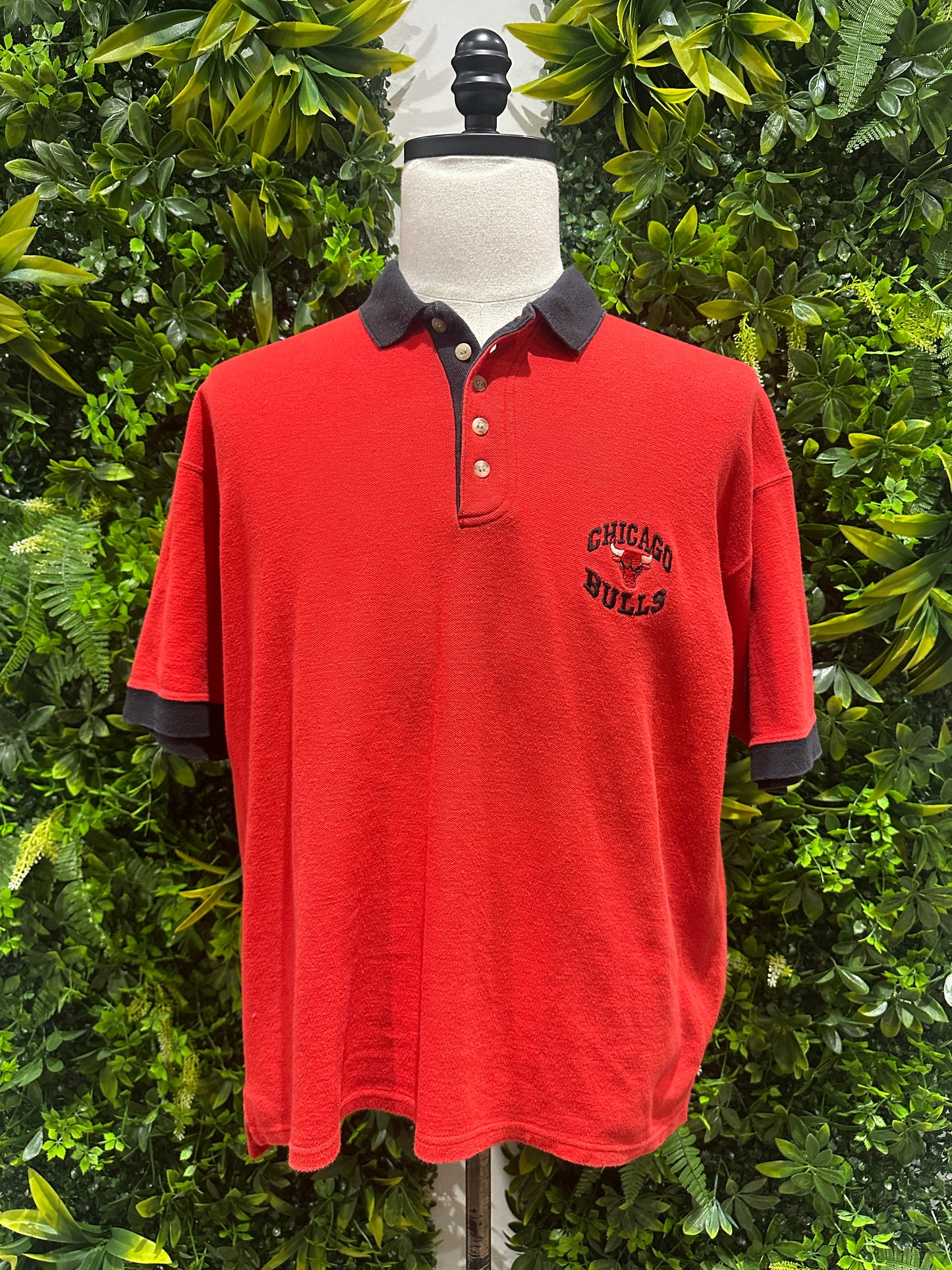 (Mens XL) 1997 Chicago Bulls Polo Shirt 007