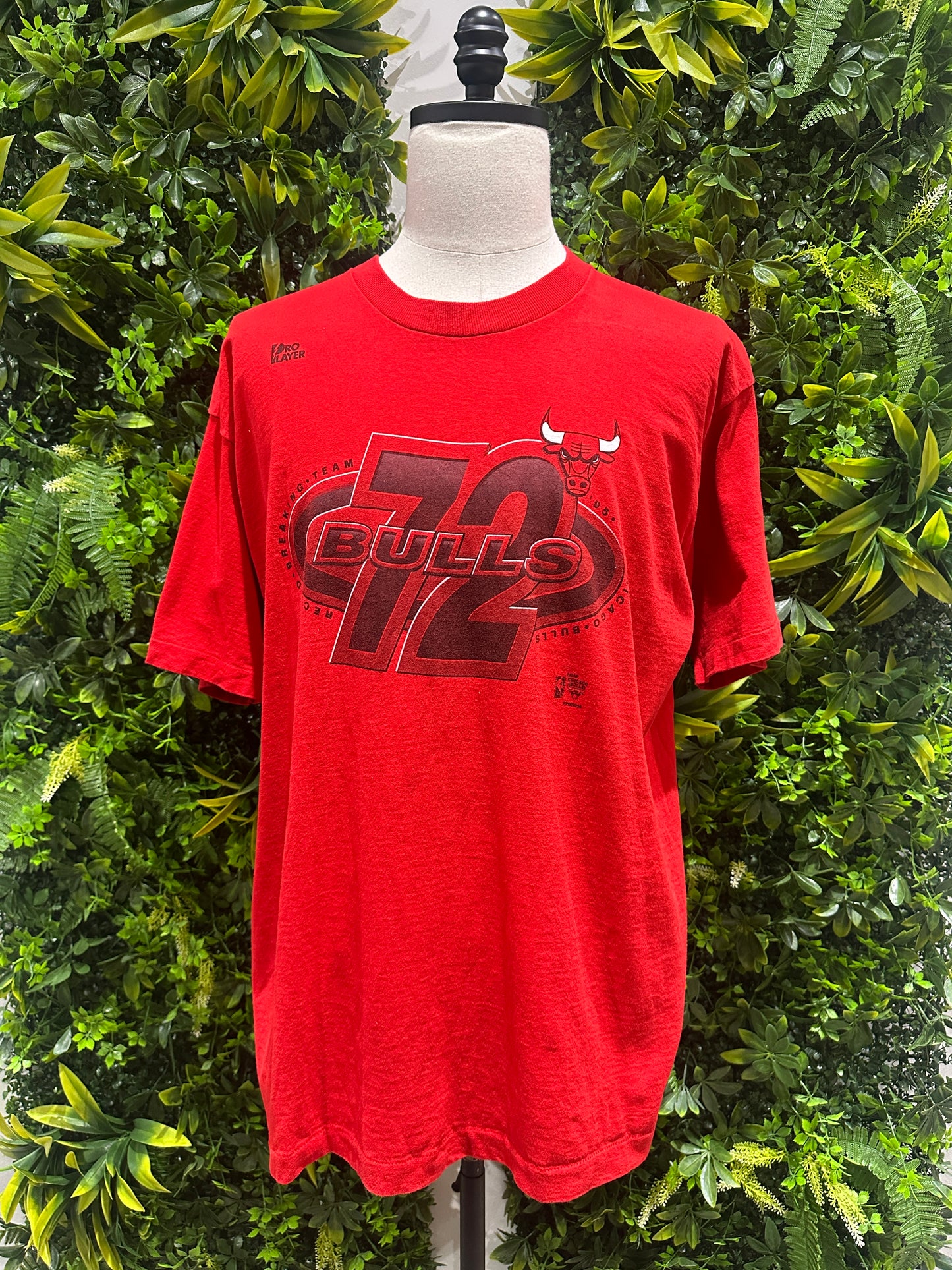 (Mens XL) 1996 Chicago Bulls 'Record Breaking Season' Shirt 007