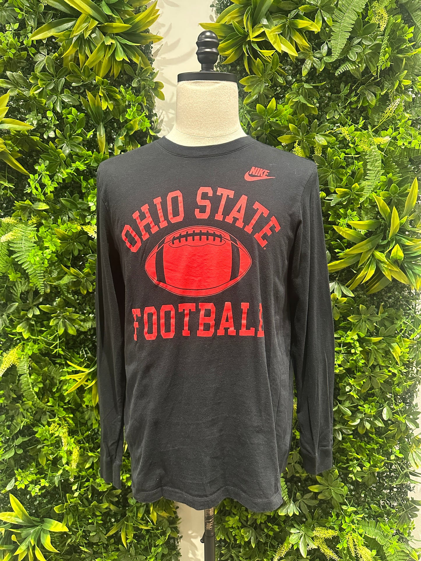 (Mens Medium) Nike Ohio state Footbal Long-Sleeve Shirt 007