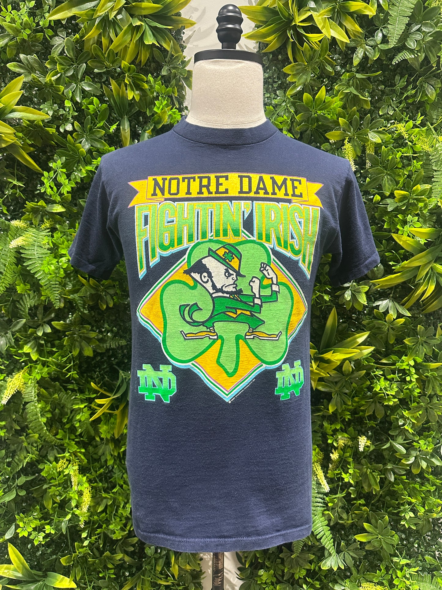 (Mens Medium) 1989 Notre Dame Fighting Irish Shirt 007