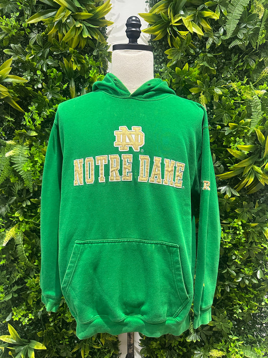 (Mens Large) 90s Notre dame Spell-Out Sweatshirt 007