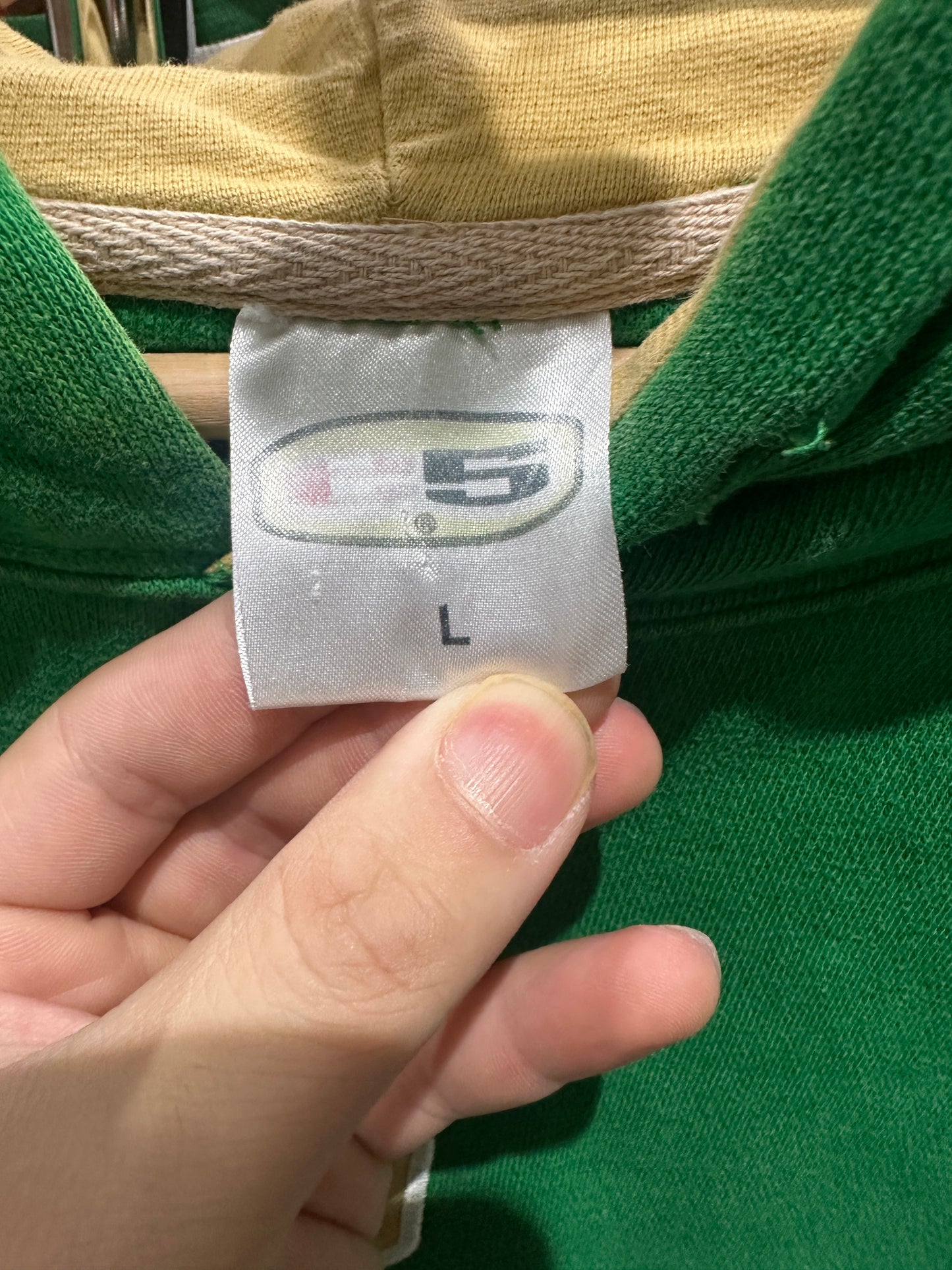 (Mens Large) 90s Notre dame Spell-Out Sweatshirt 007