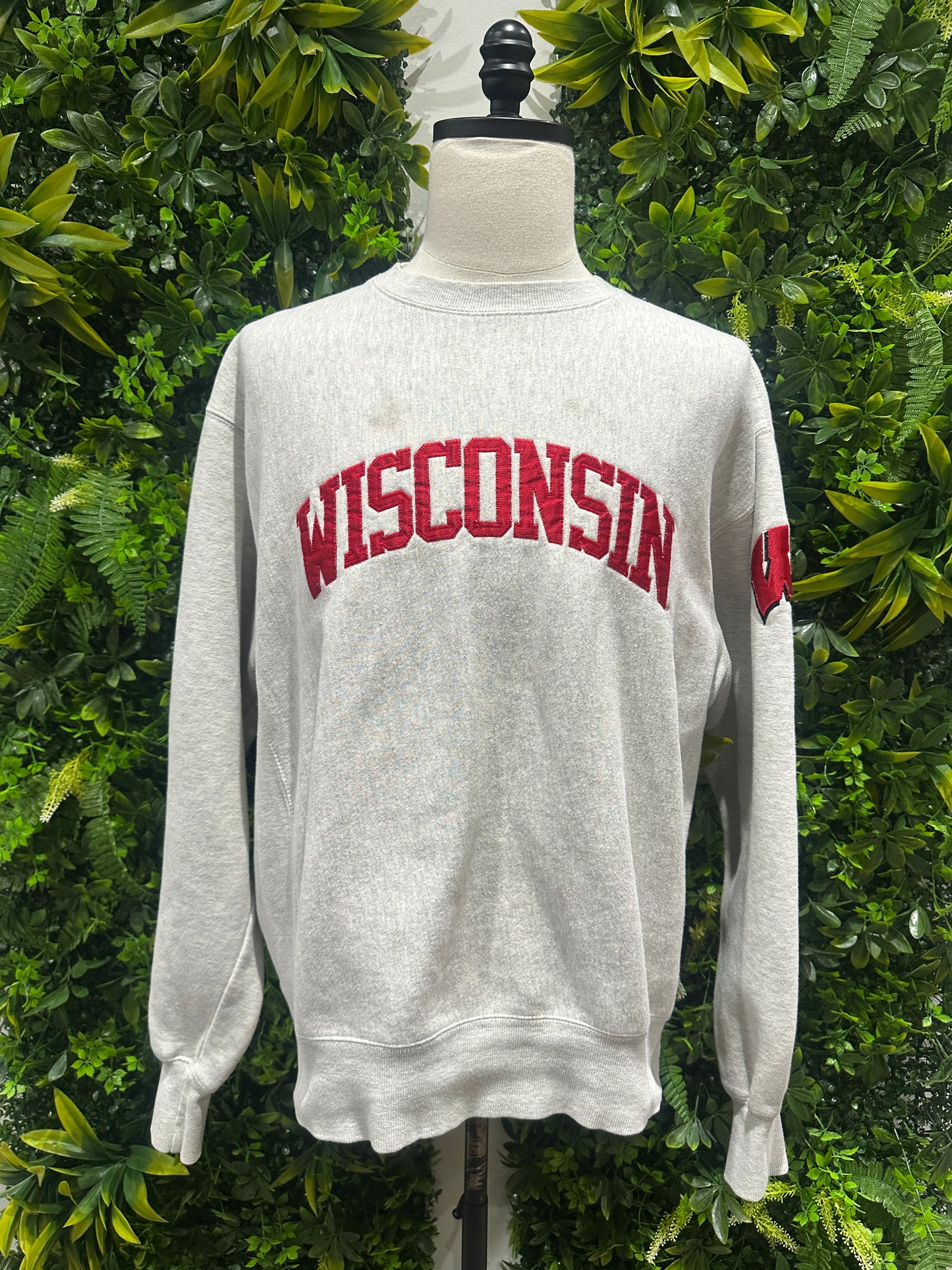 (Mens Large) University of Wisconsin Spell-Out Sweater 007