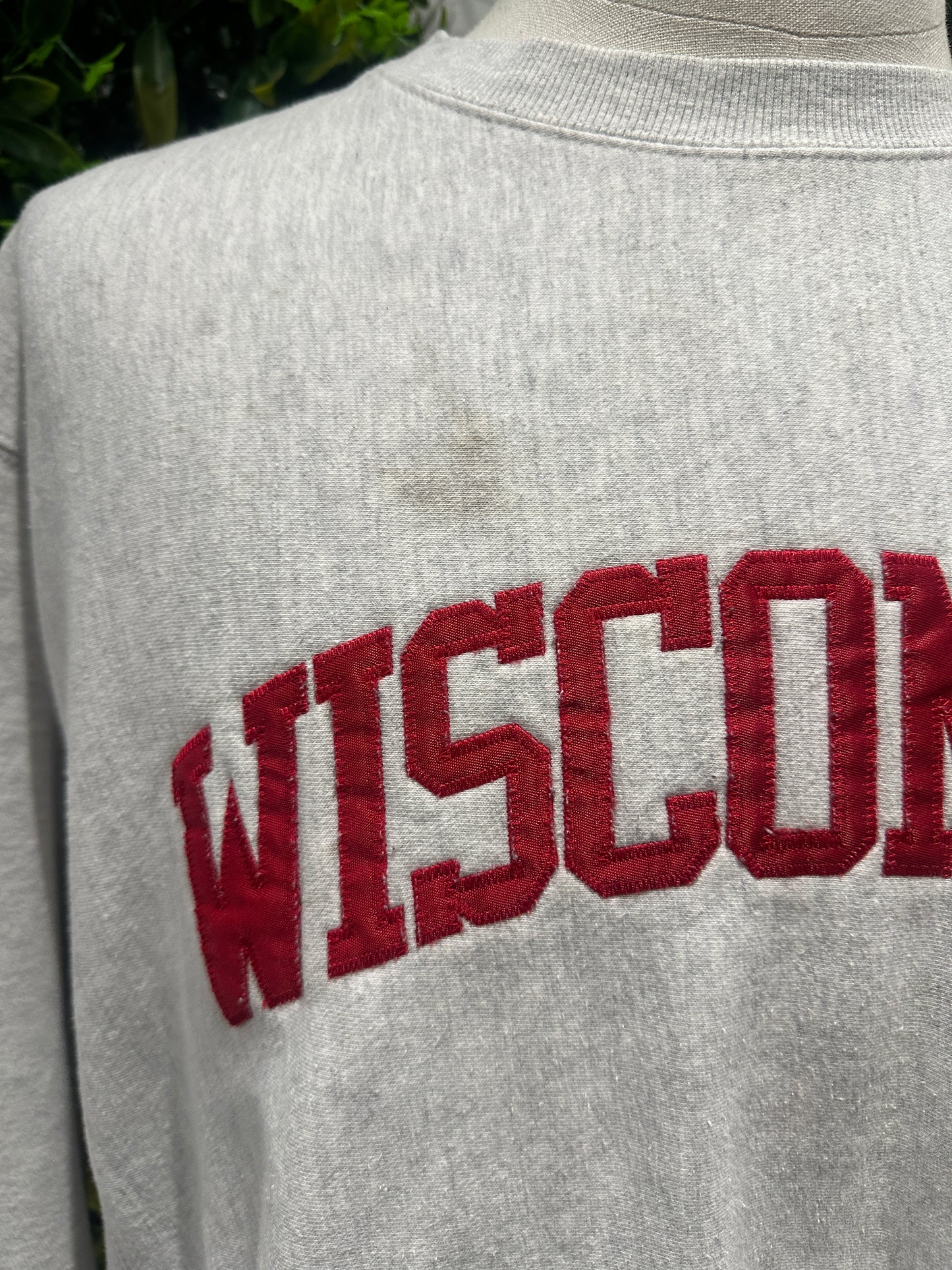 (Mens Large) University of Wisconsin Spell-Out Sweater 007