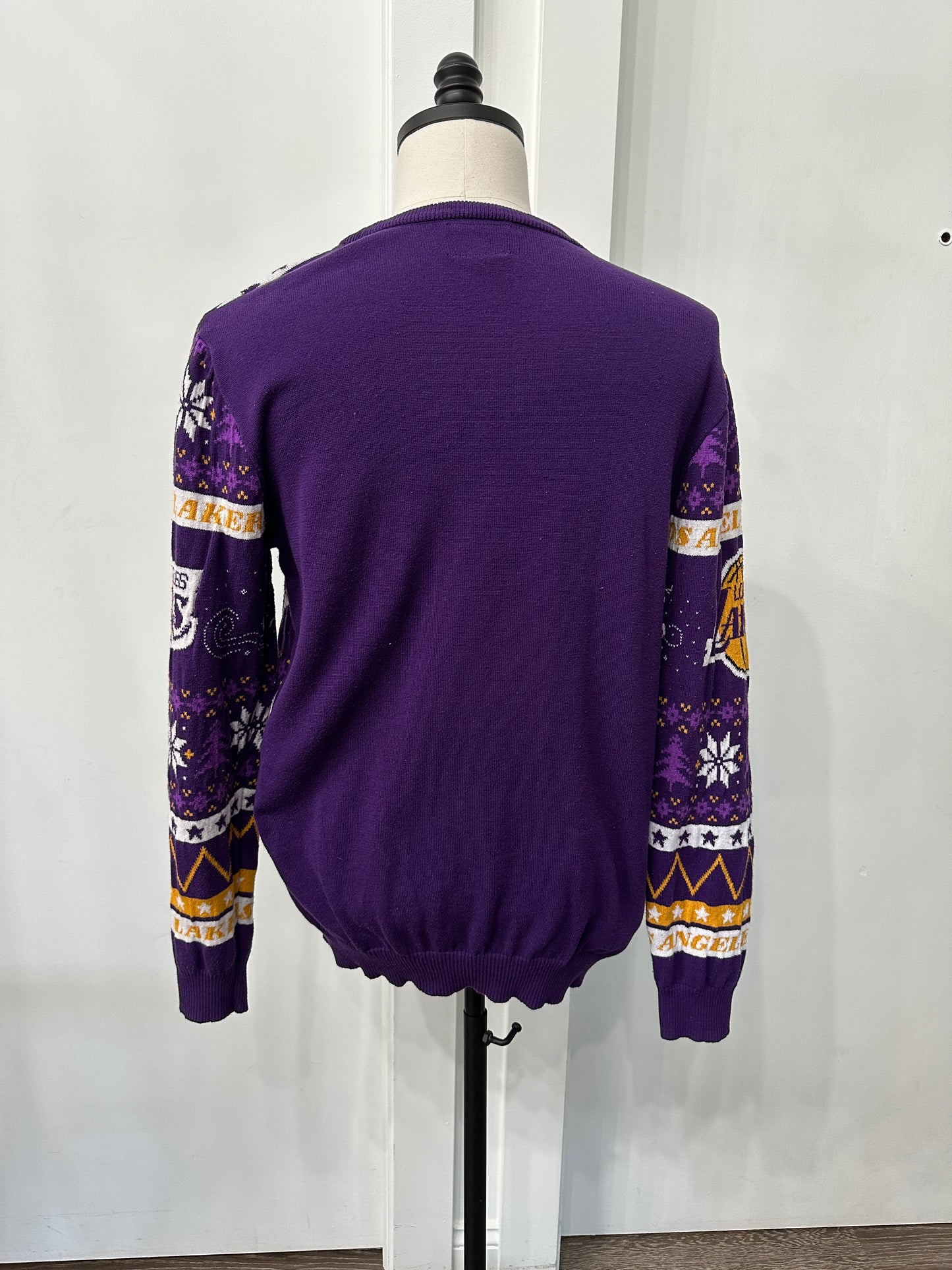(Mens Large) Los Angeles Lakers Knit Christmas Sweater