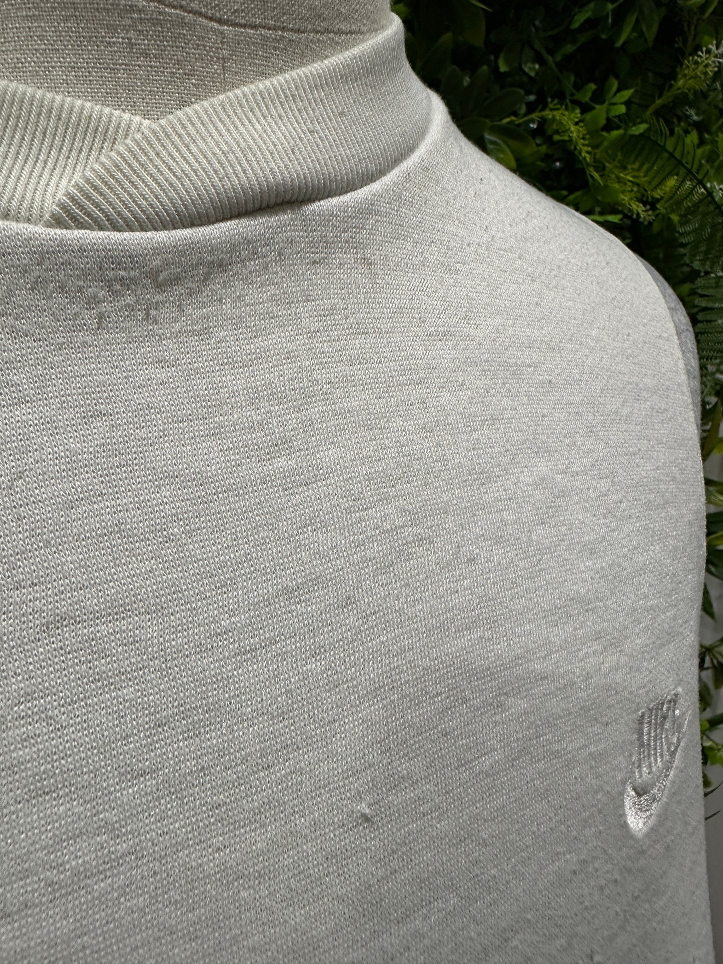 (Mens XL) 90s Nike White & Gray Sweater 007