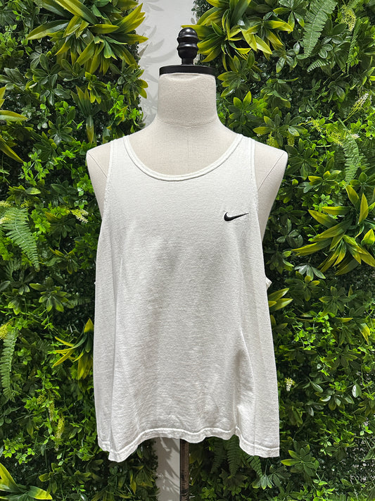 (Mens XL) 90s Nike White Tank-Top 007