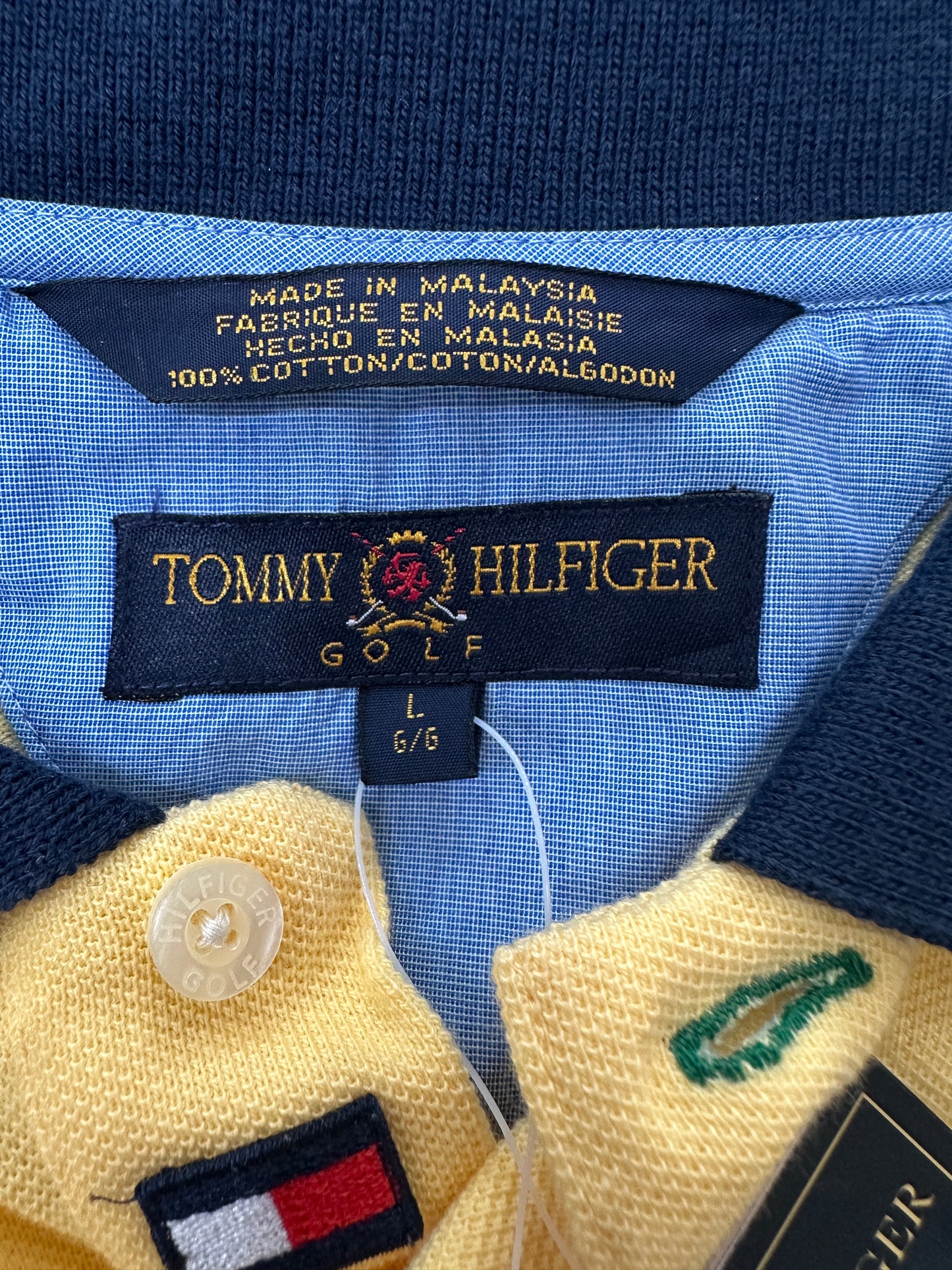 (Mens Large) Michigan Tommy Hilfiger Polo Shirt