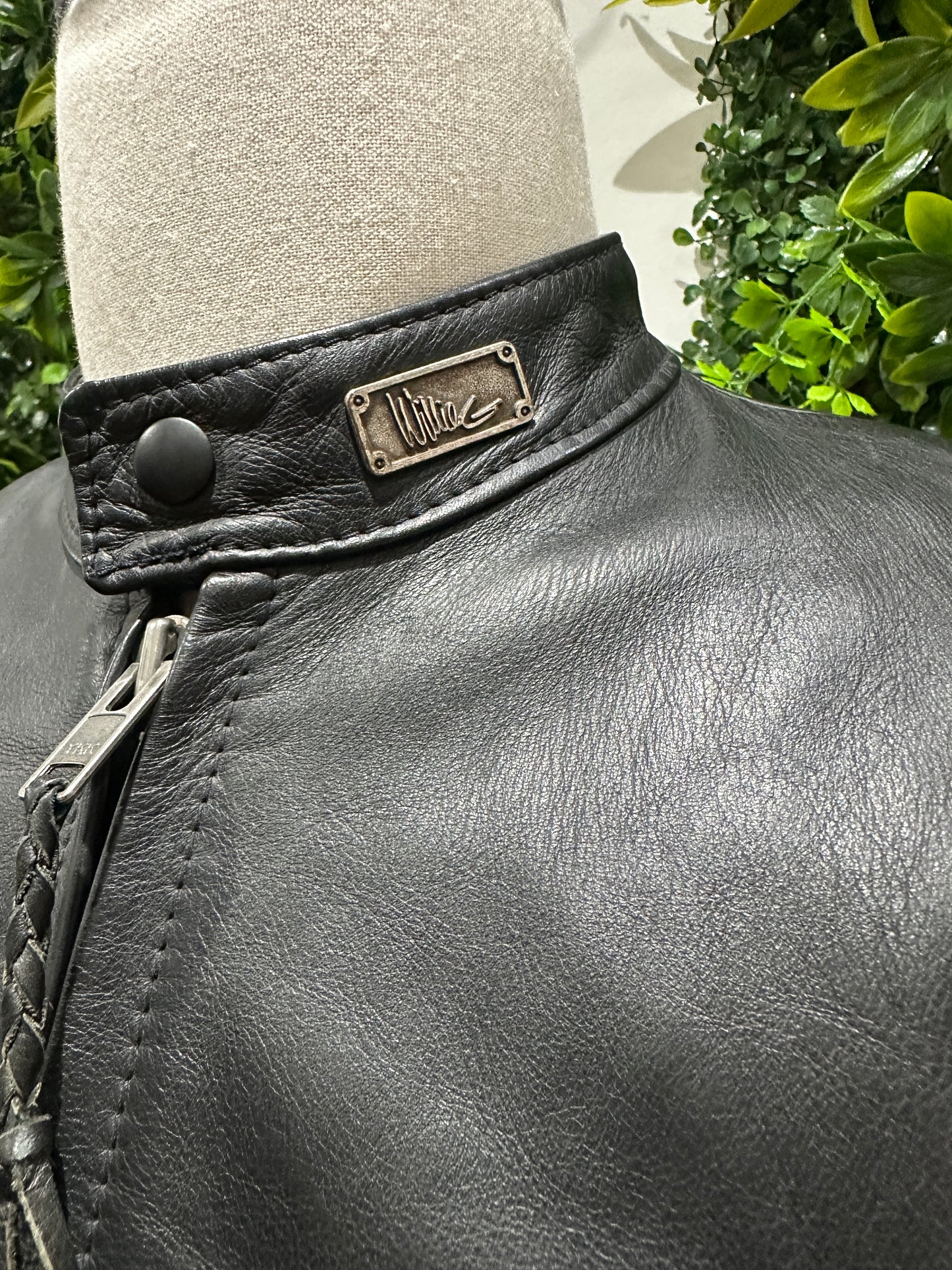 (Mens Large) Harley Davidson 'Willie G' Leather Jacket 007