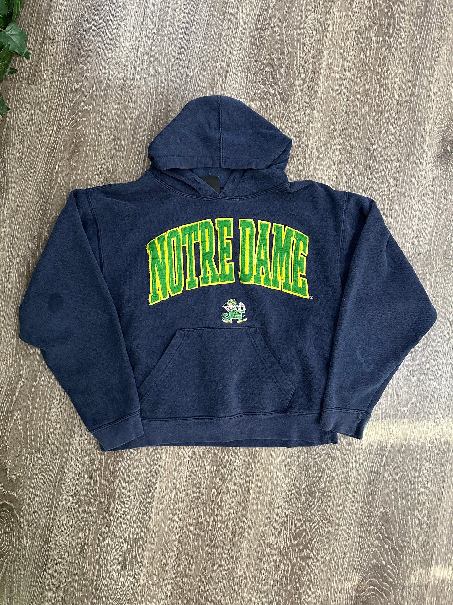 (Kids Large) Notre Dame Spell-Out Sweatshirt 007
