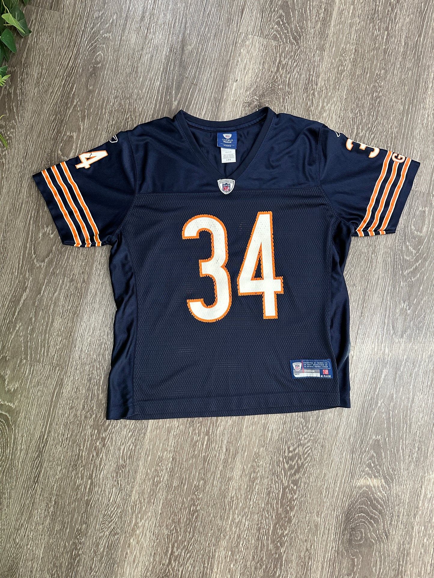 (Womens Large) NFL Chicago Bears 'Walter Payton' Jersey 007