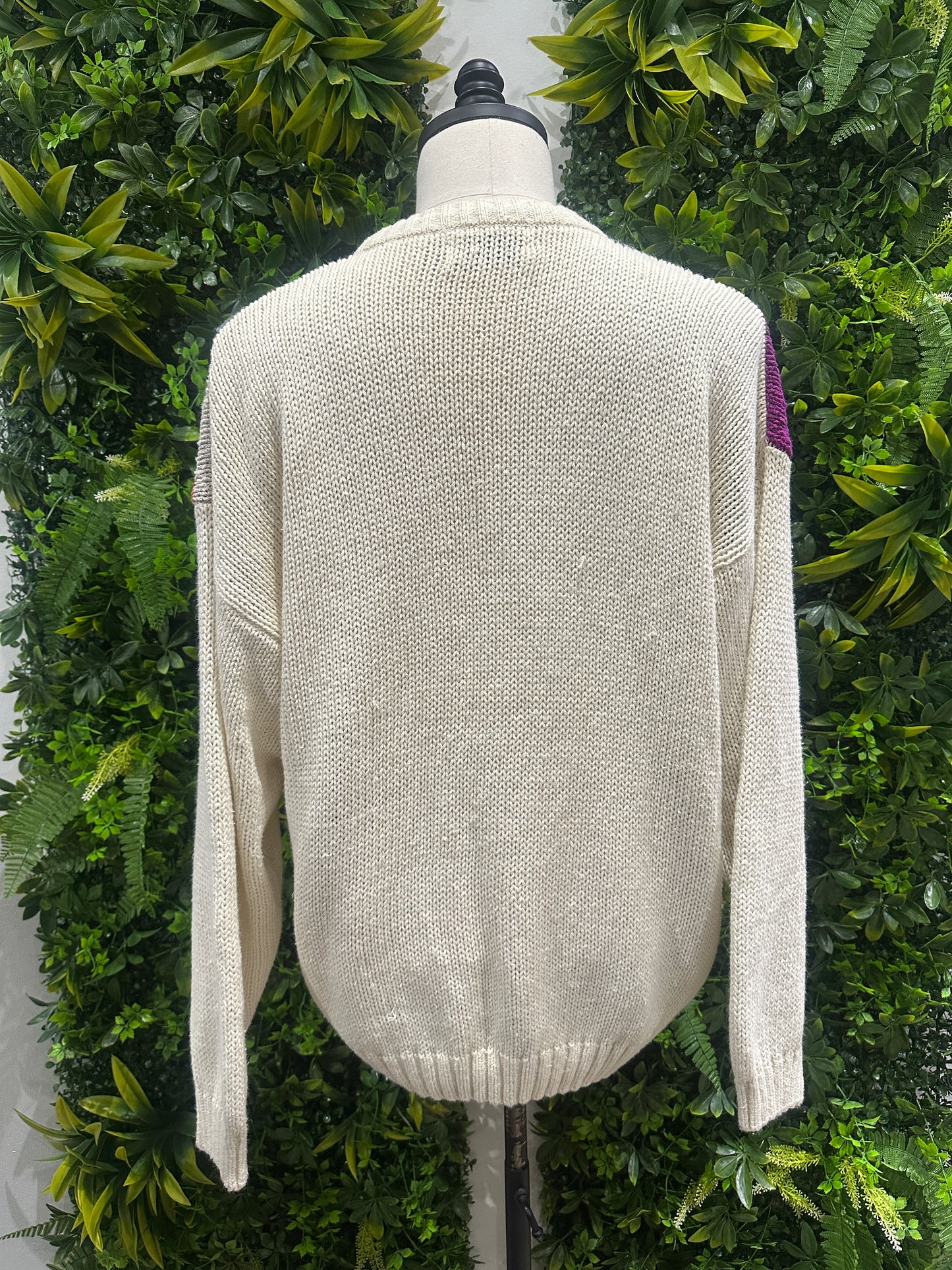(Mens Large) 90s Multicolor Knit Sweater