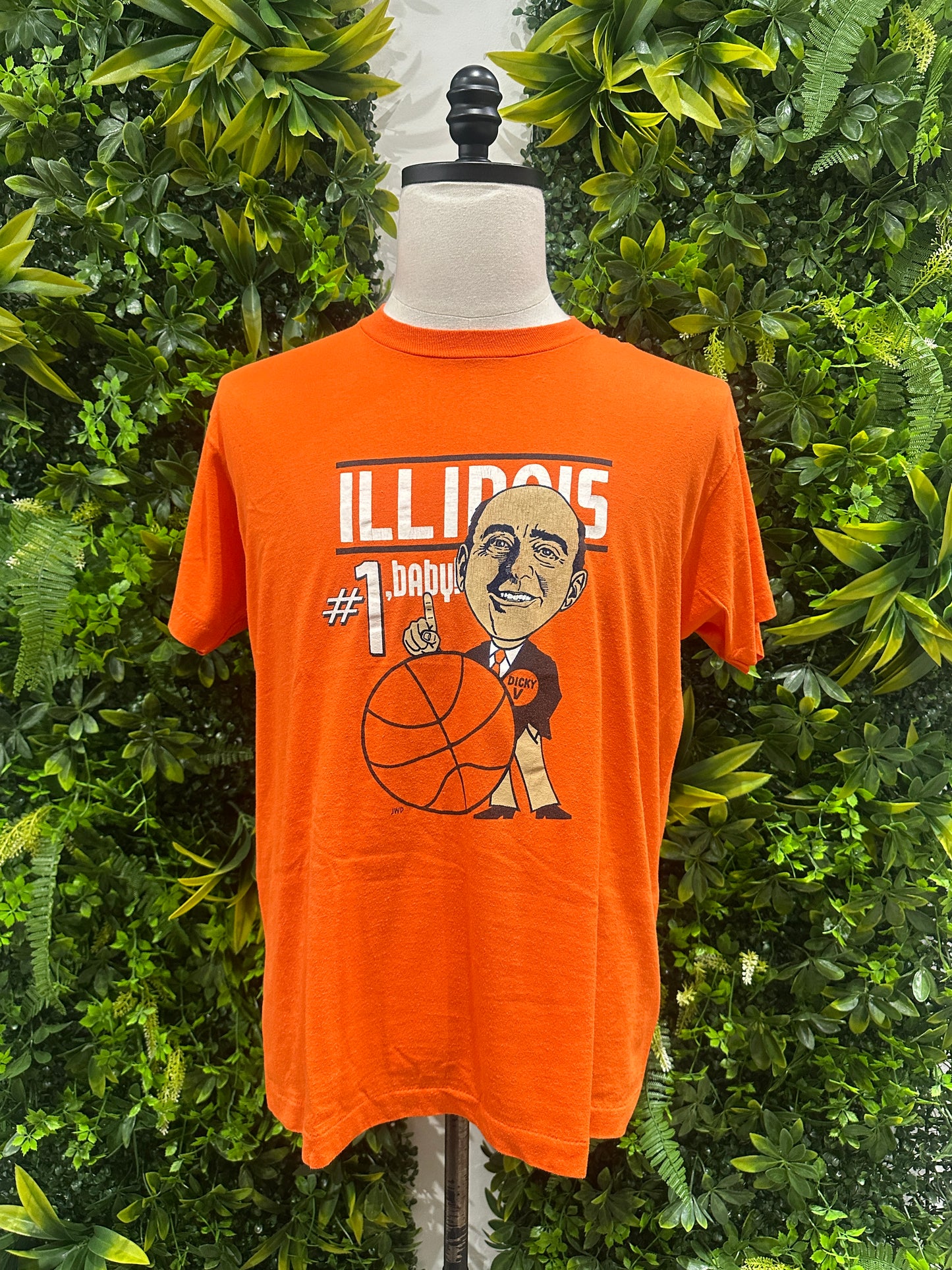 (Mens Large) 80s University of Illinois 'Dick Vitale' Shirt