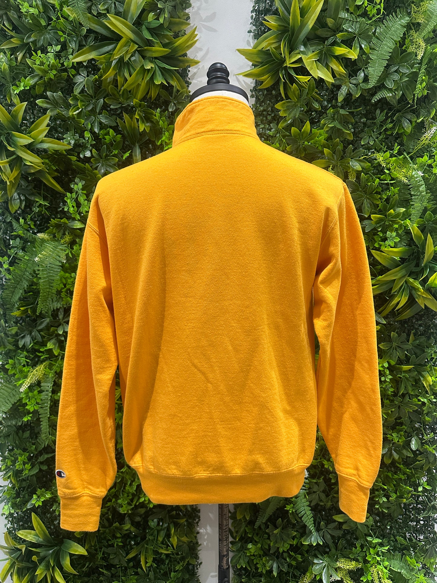(Mens Medium) Mizzou Yellow Quarter-Zip Sweater