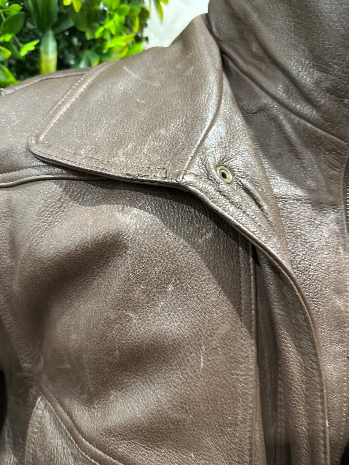 (Mens Medium) Wilsons Brown Leather Jacket