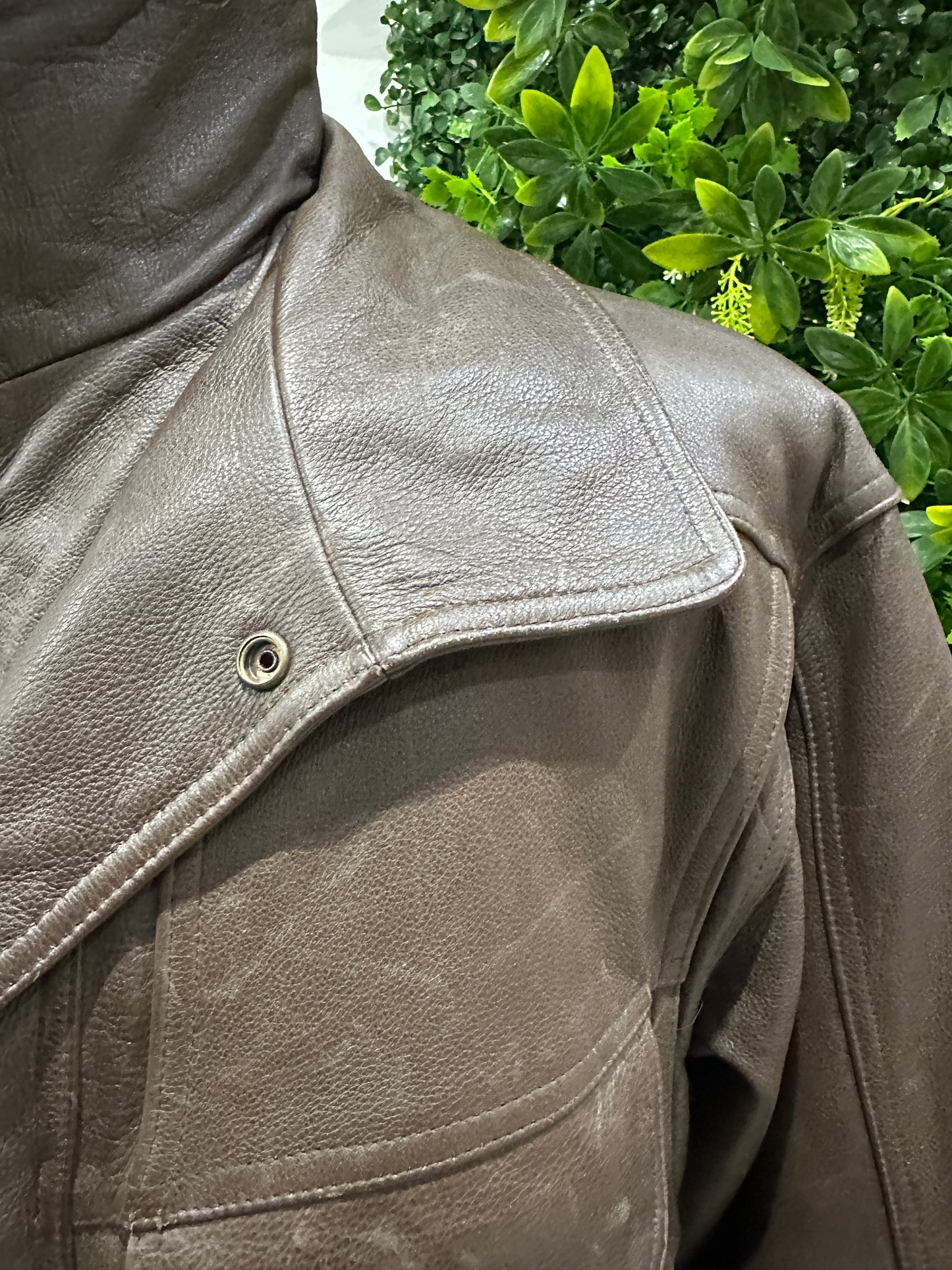 (Mens Medium) Wilsons Brown Leather Jacket