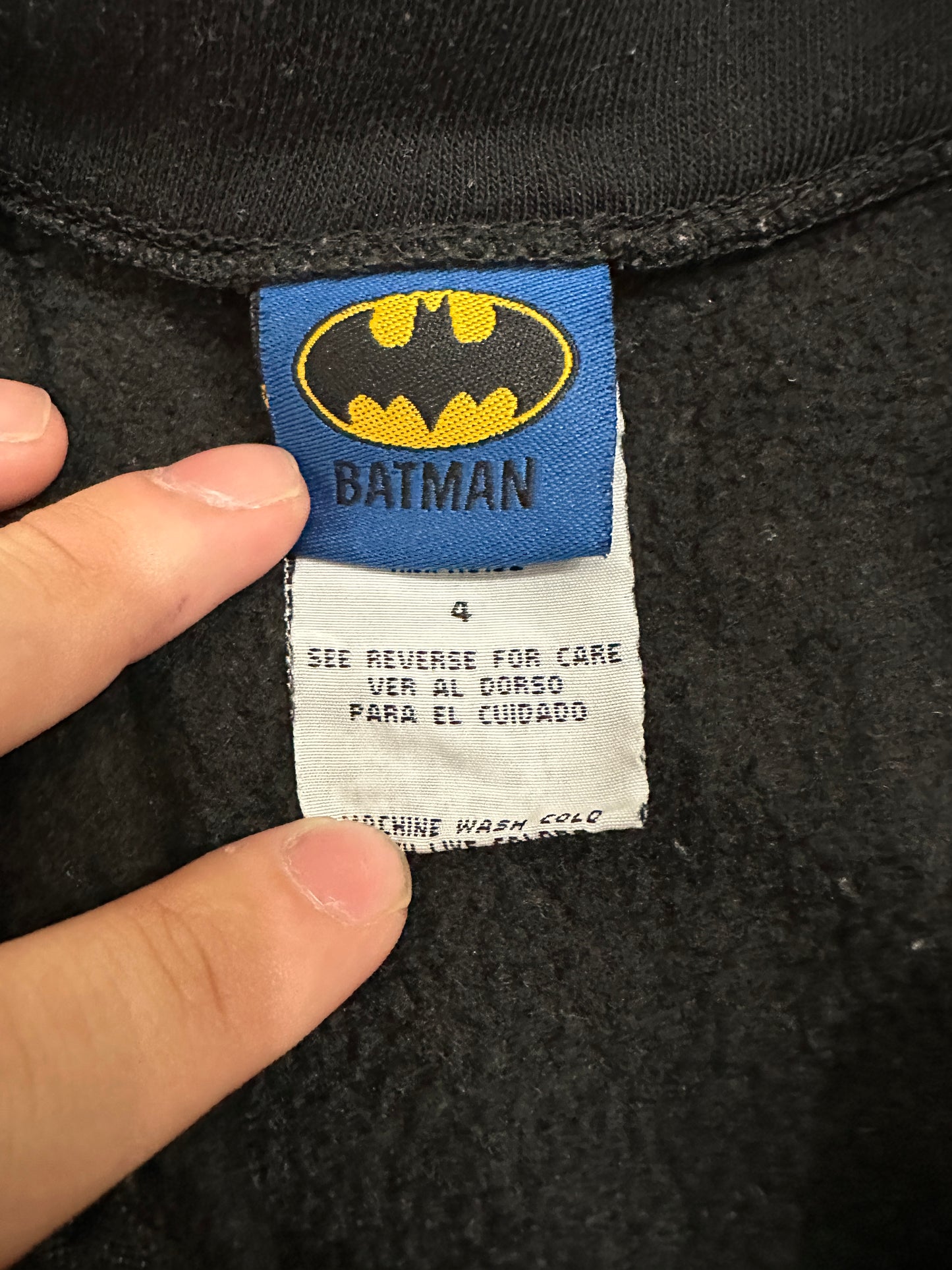(Kids XS) Batman Zip-Up Vest 007