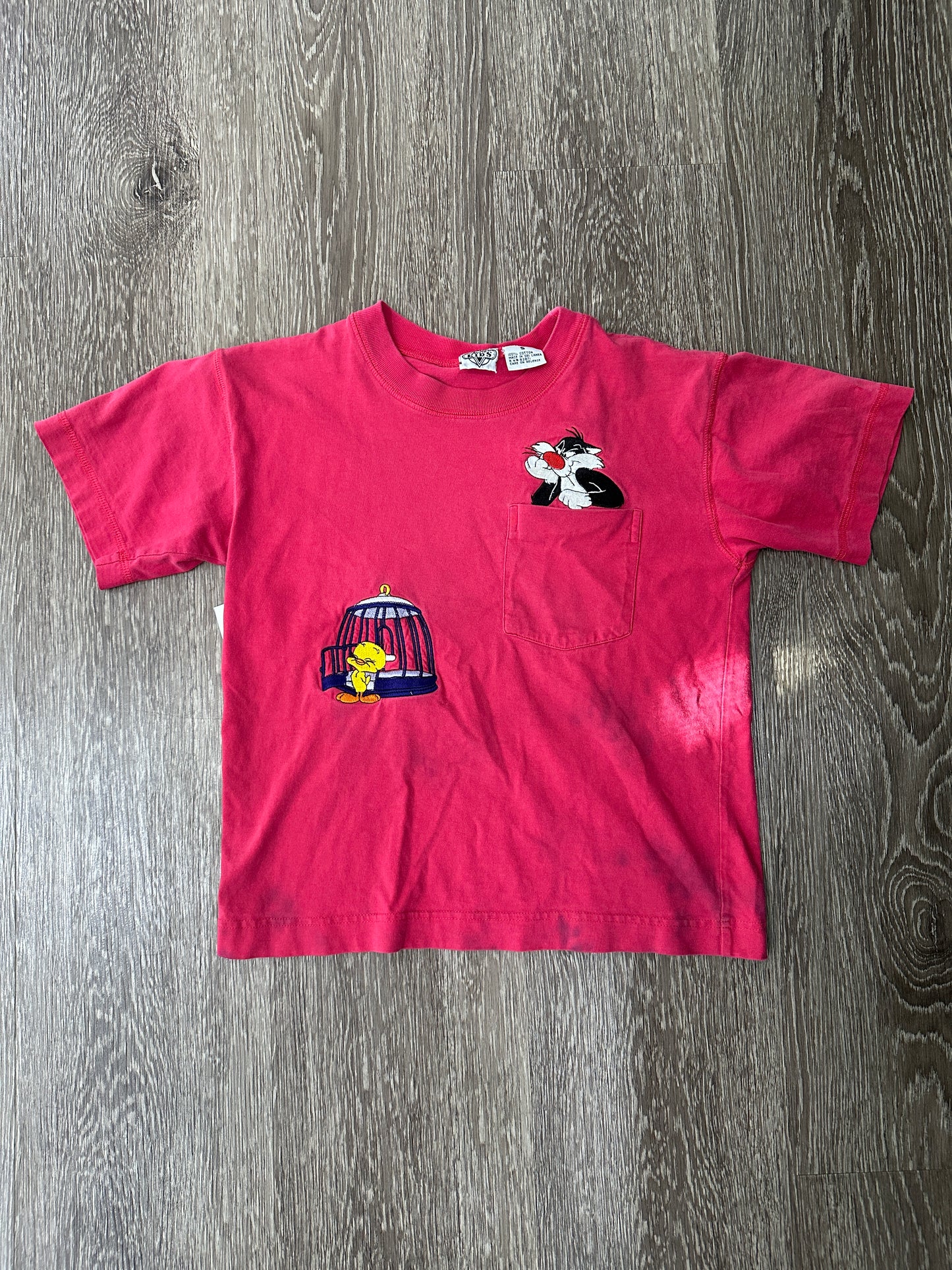 (Kids Small) 90s Looney Tunes 'Tweety Bird' Shirt 007
