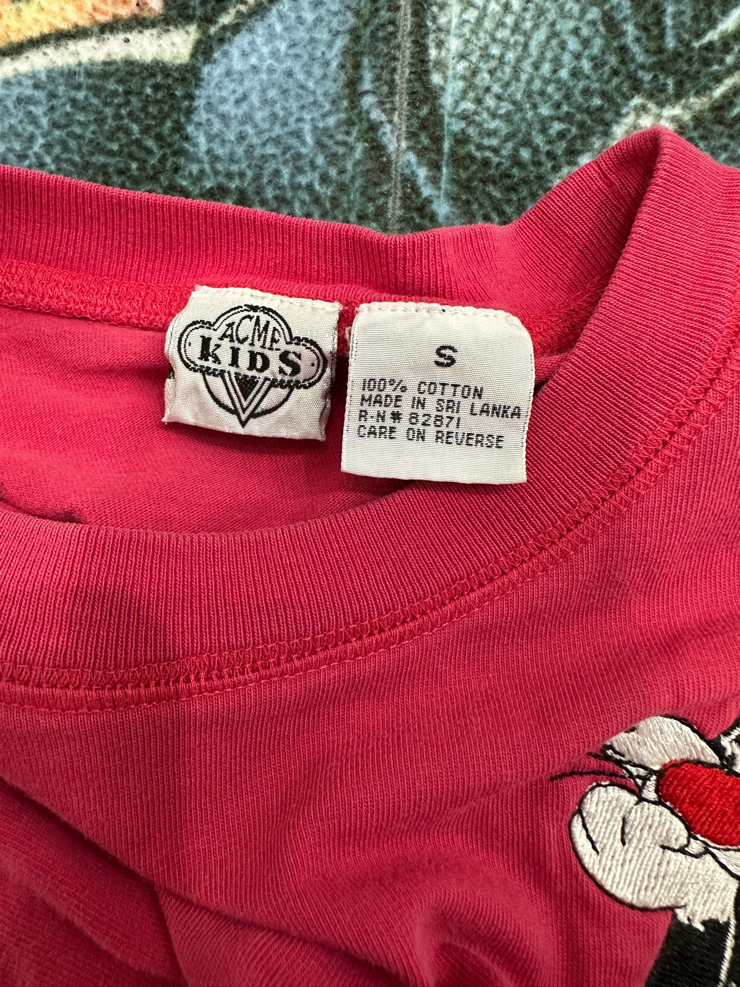 (Kids Small) 90s Looney Tunes 'Tweety Bird' Shirt 007