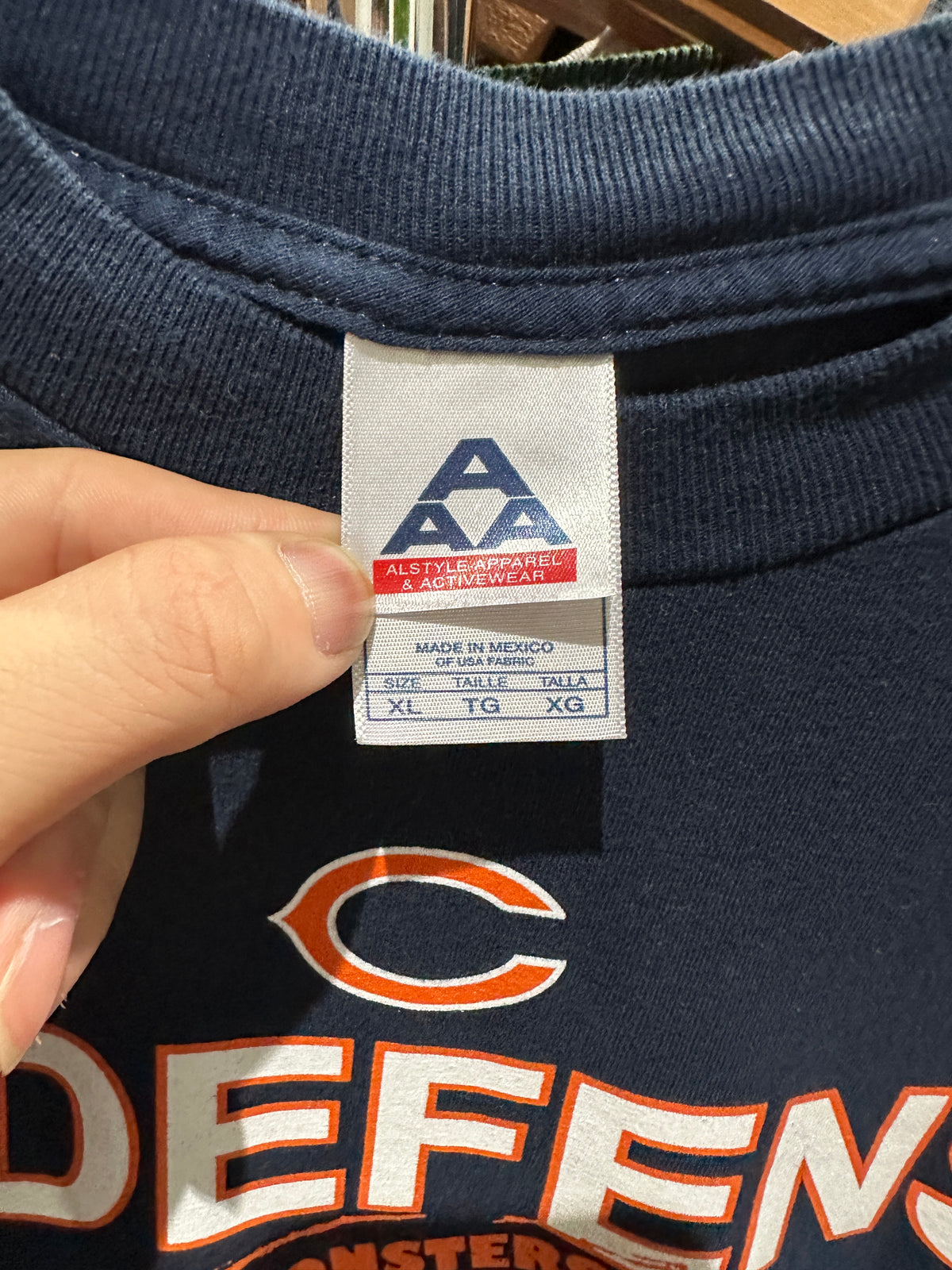 (Mens XL) NFL Chicago Bears 'Da Defense' Shirt 007