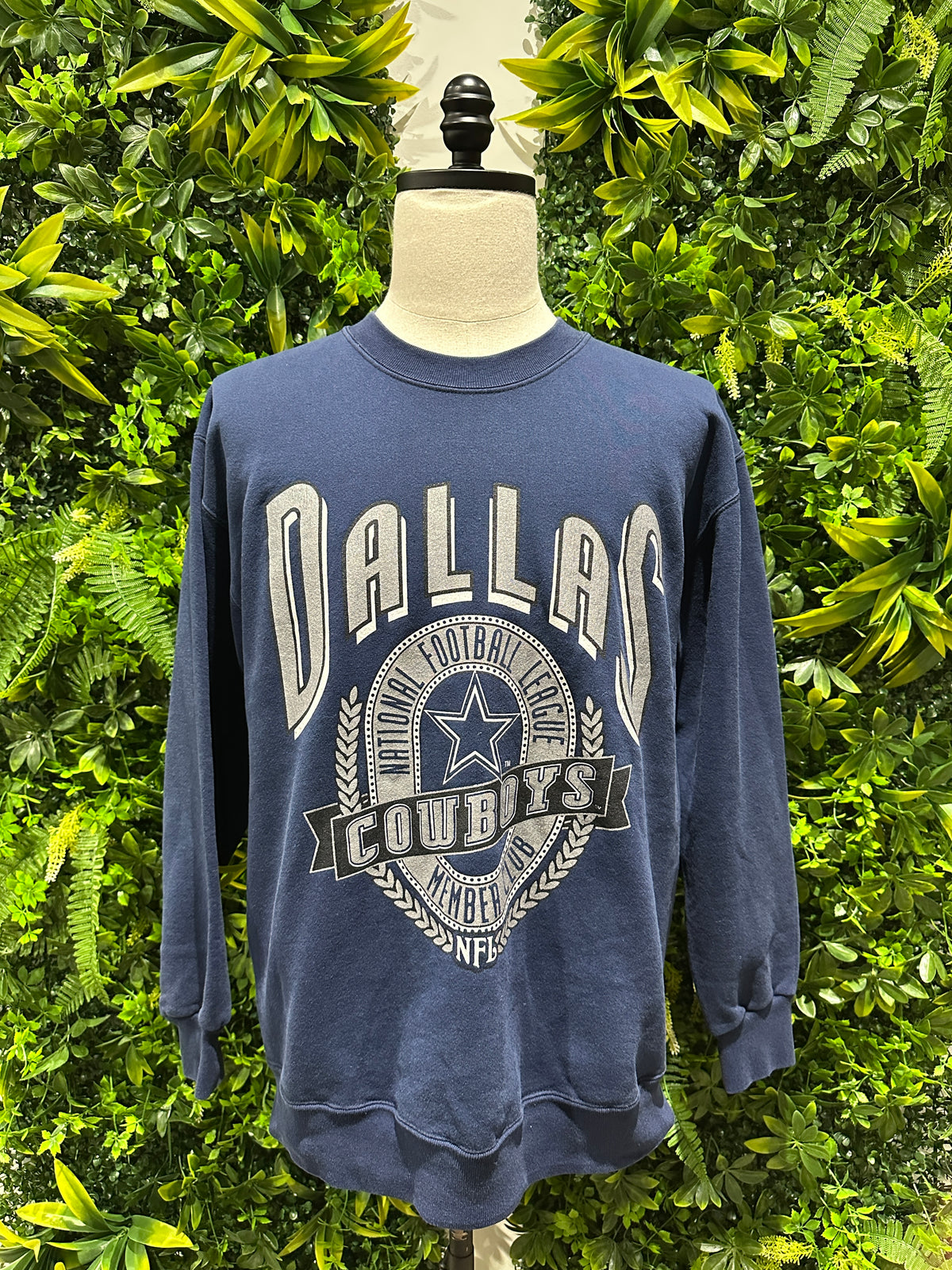 (Mens Large) 90s Dallas Cowboys Spell-Out Sweater 007