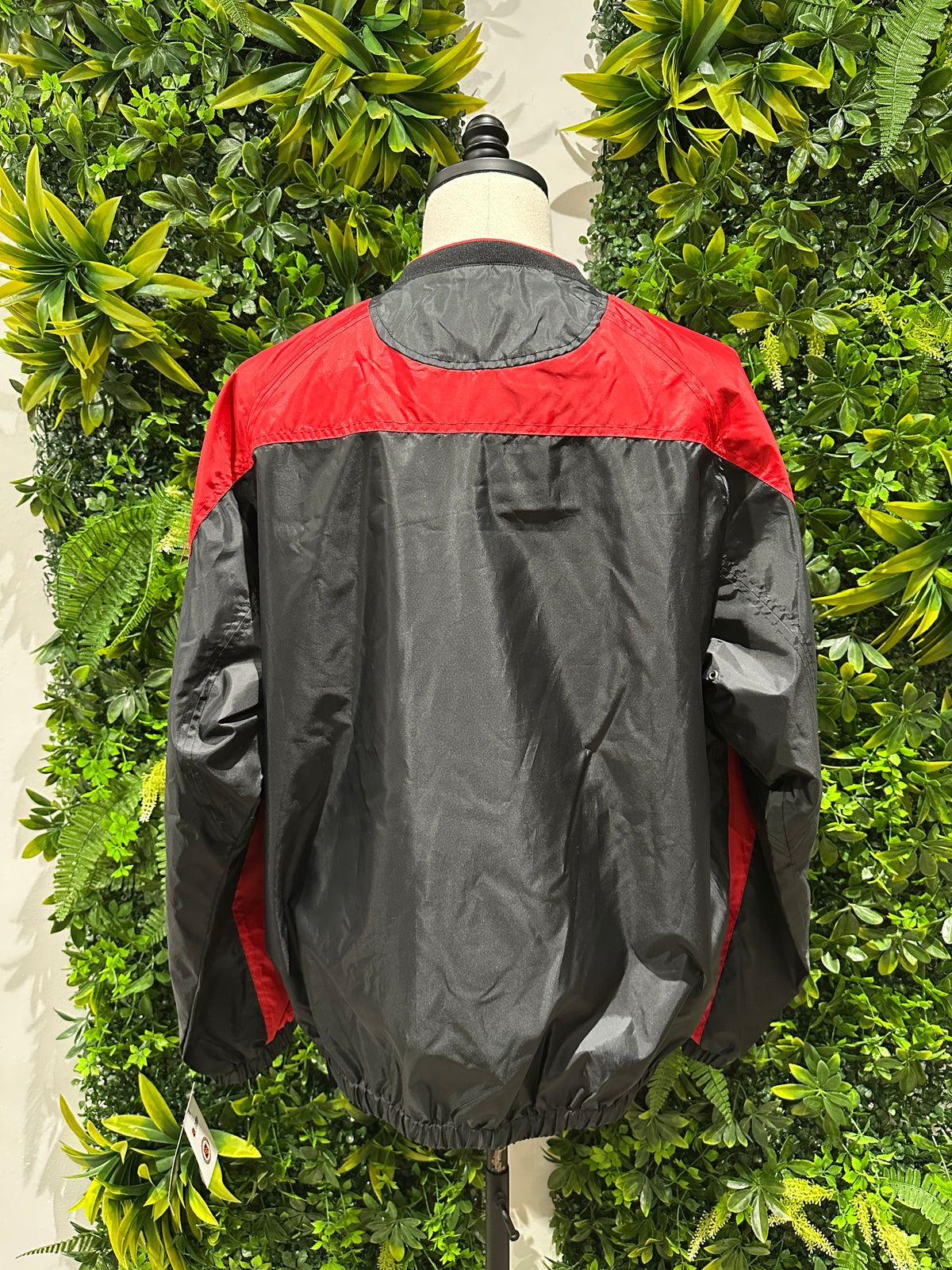 (Mens Large) 90s Chicago Blackhawks Pull-Over Windbreaker 007