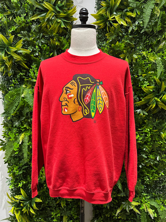 (Mens XL) NHL Chicago Blackhawks Sweater 007