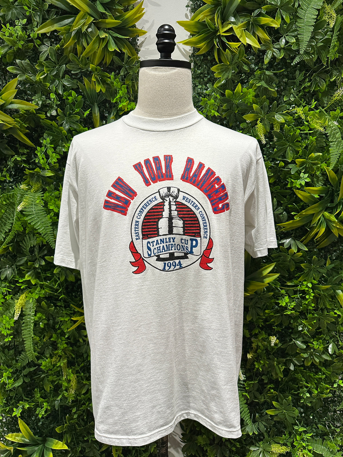 (Mens XL) 1994 New York Rangers Stanely Cup Champs Shirt 007