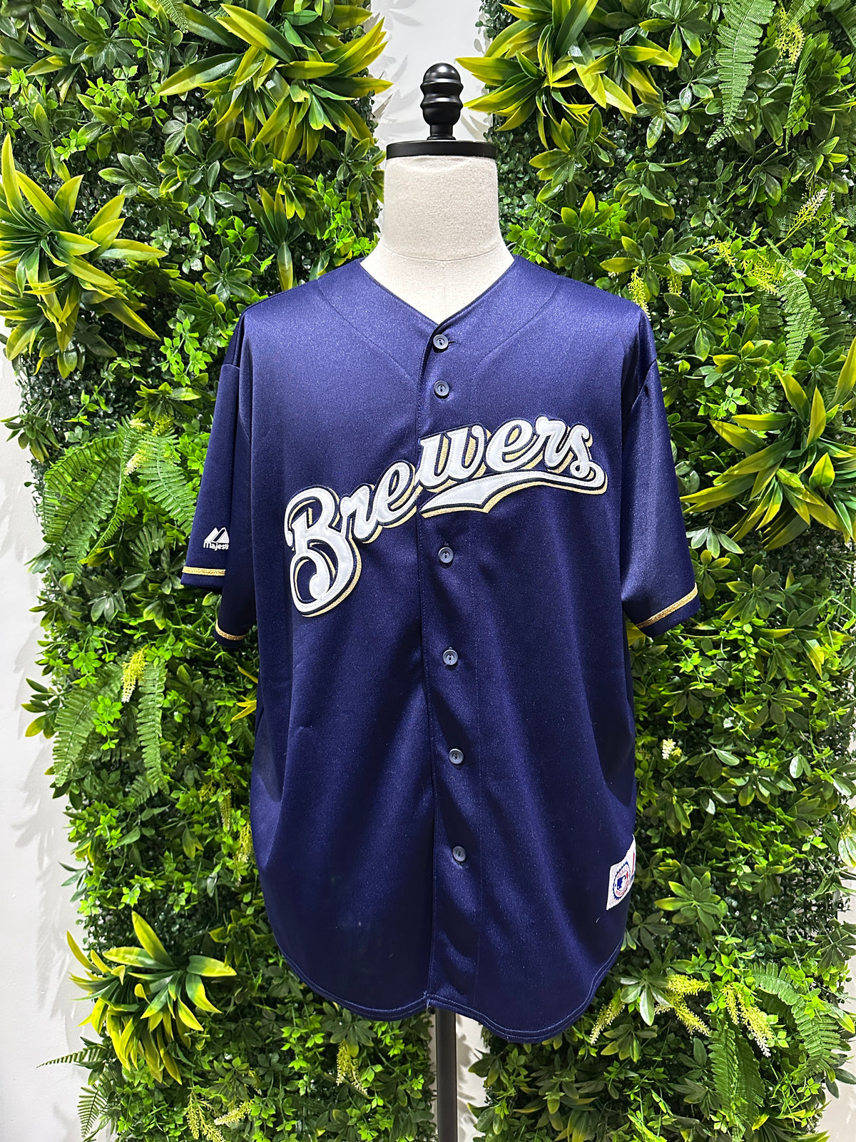 (Mens 2X) MLB Milwaukee Brewers 'Ryan Braun' Jersey 007