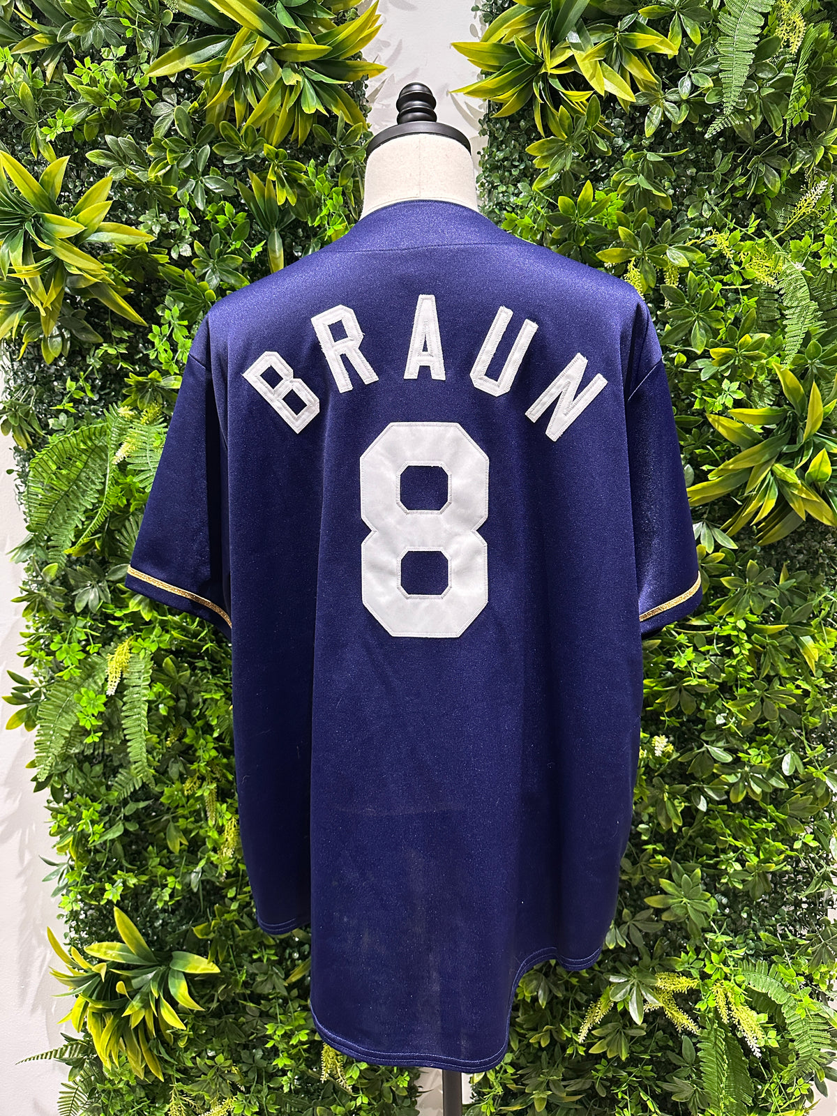 (Mens 2X) MLB Milwaukee Brewers 'Ryan Braun' Jersey 007