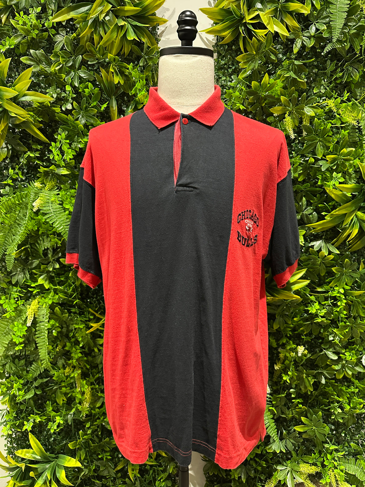 (Mens Large) 1997 Chicago Bulls Polo Shirt 007