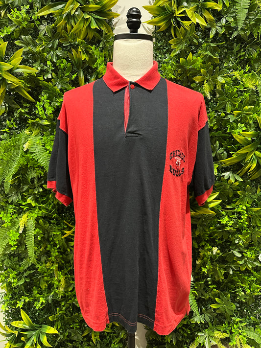 (Mens Large) 1997 Chicago Bulls Polo Shirt 007